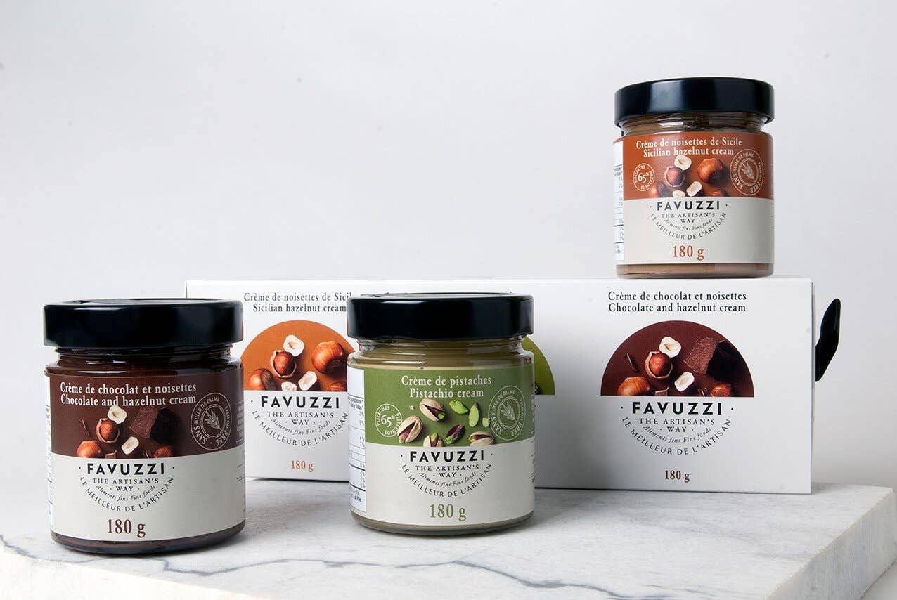 Coffret Cadeau Trio de Crèmes Favuzzi, 3x180g