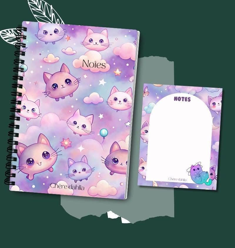 Duo papeterie chat