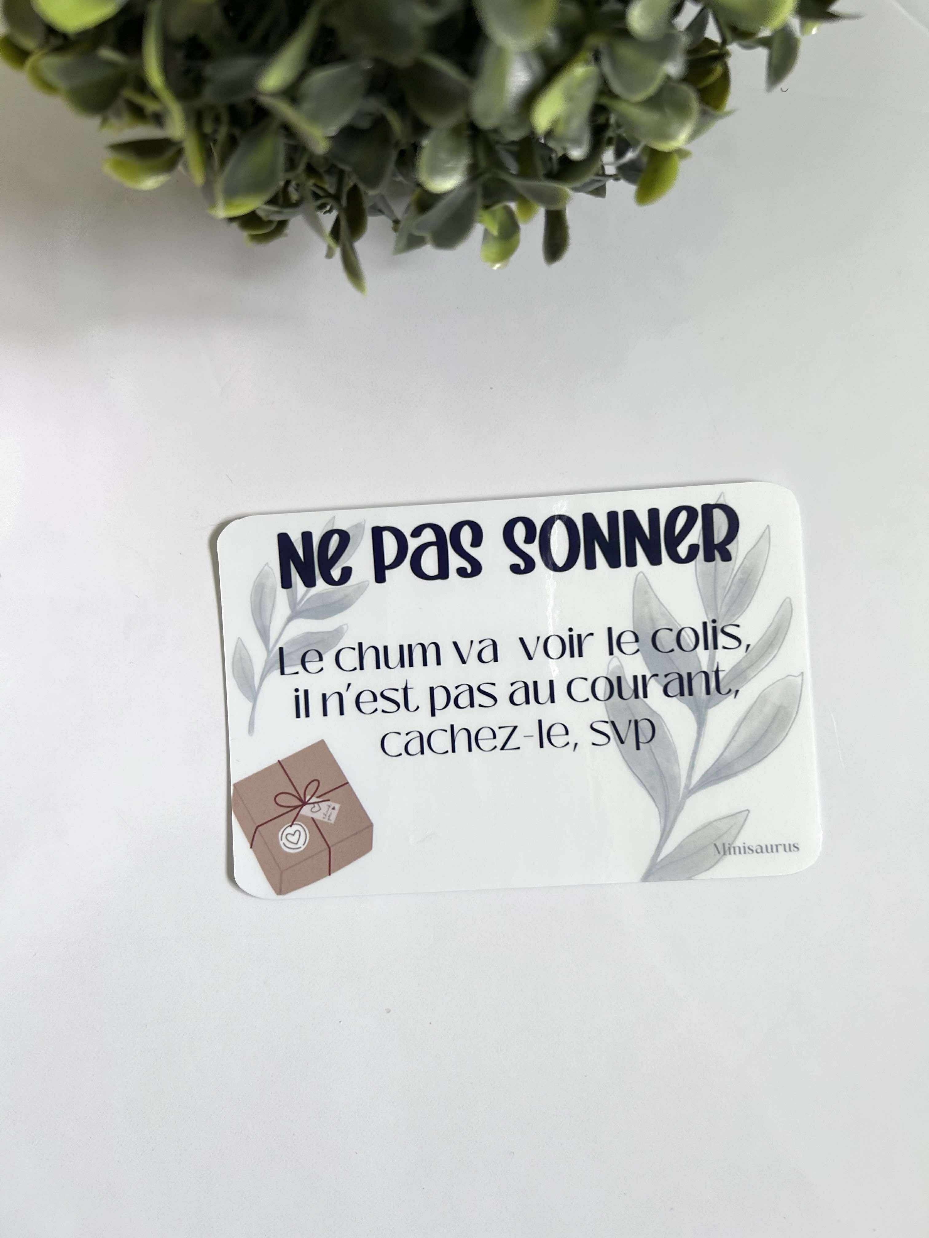 Autocollant de porte