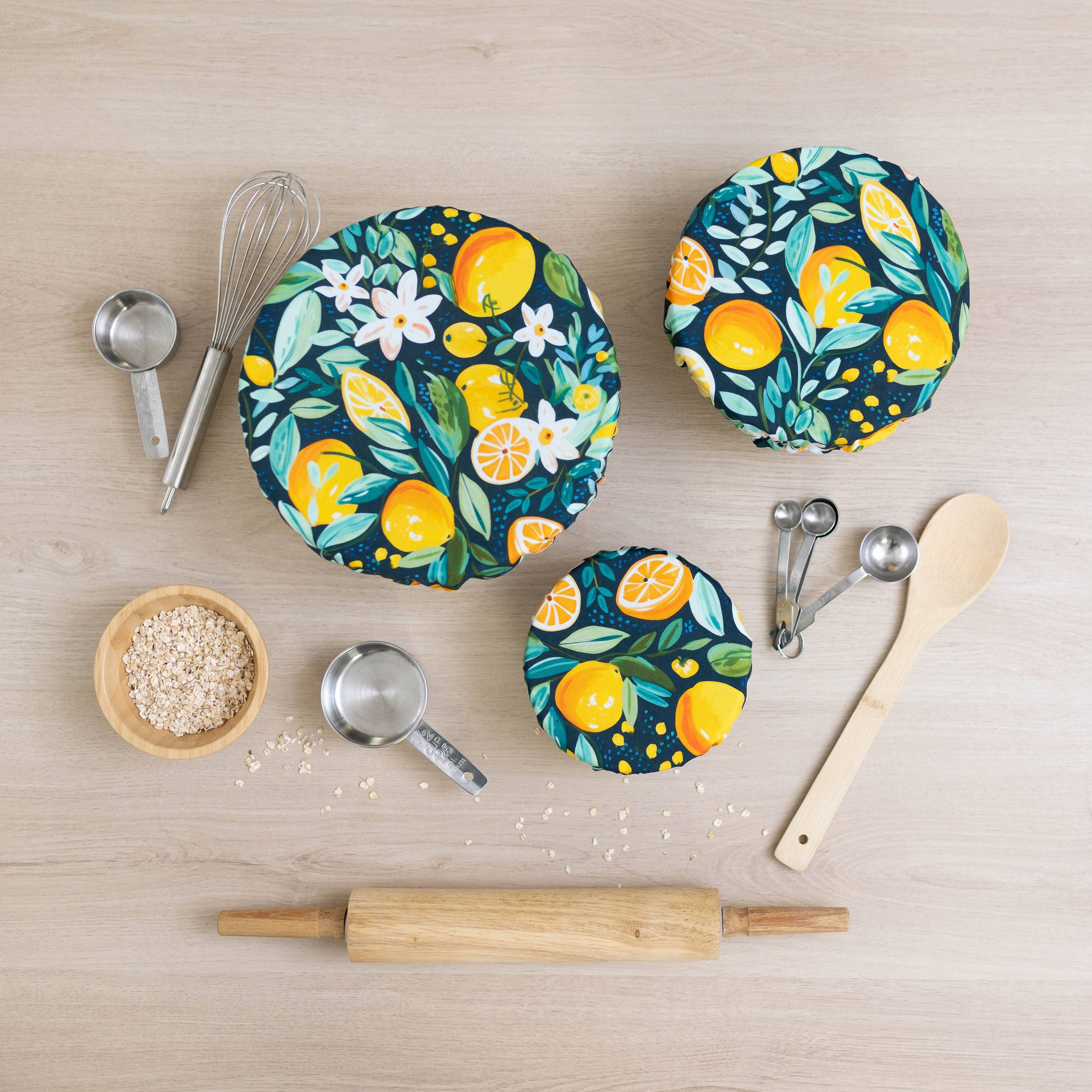 Couvercles de bols - Set Citrus