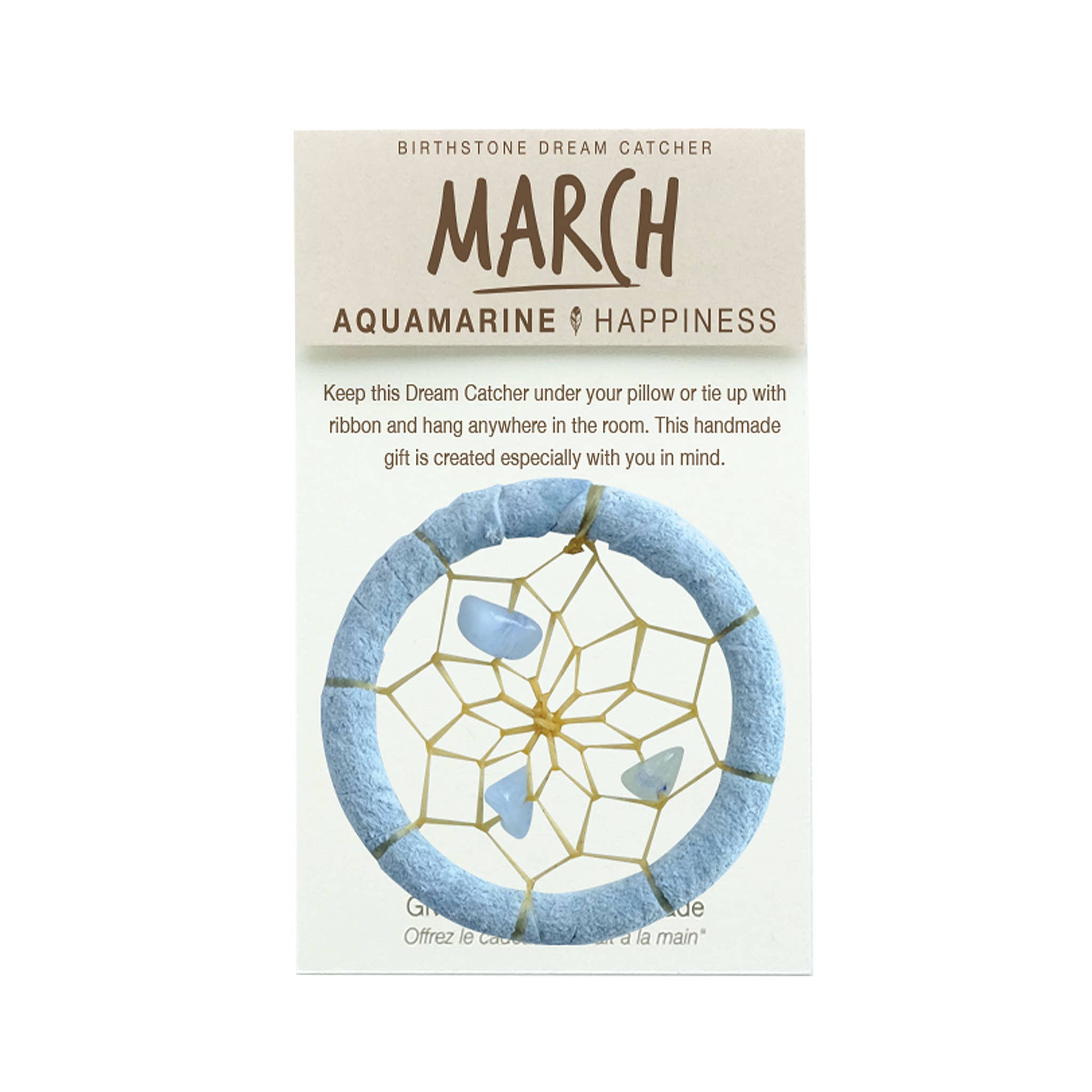 Attrape-rêves Birthstone de 1,5 pouces pour mars