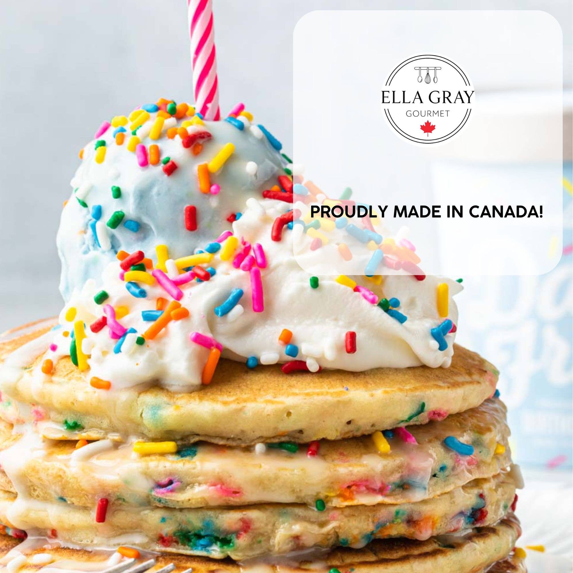 Mélange à crêpes d'anniversaire