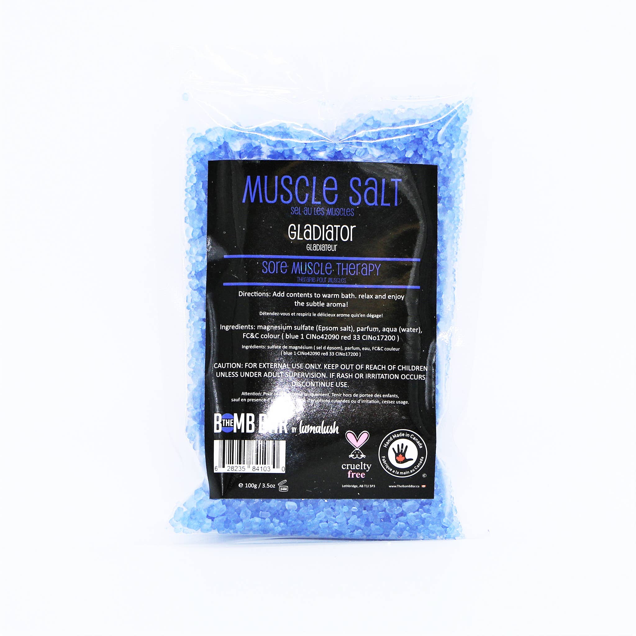 Bain - Muscle Salt: Moins de stress / 100g