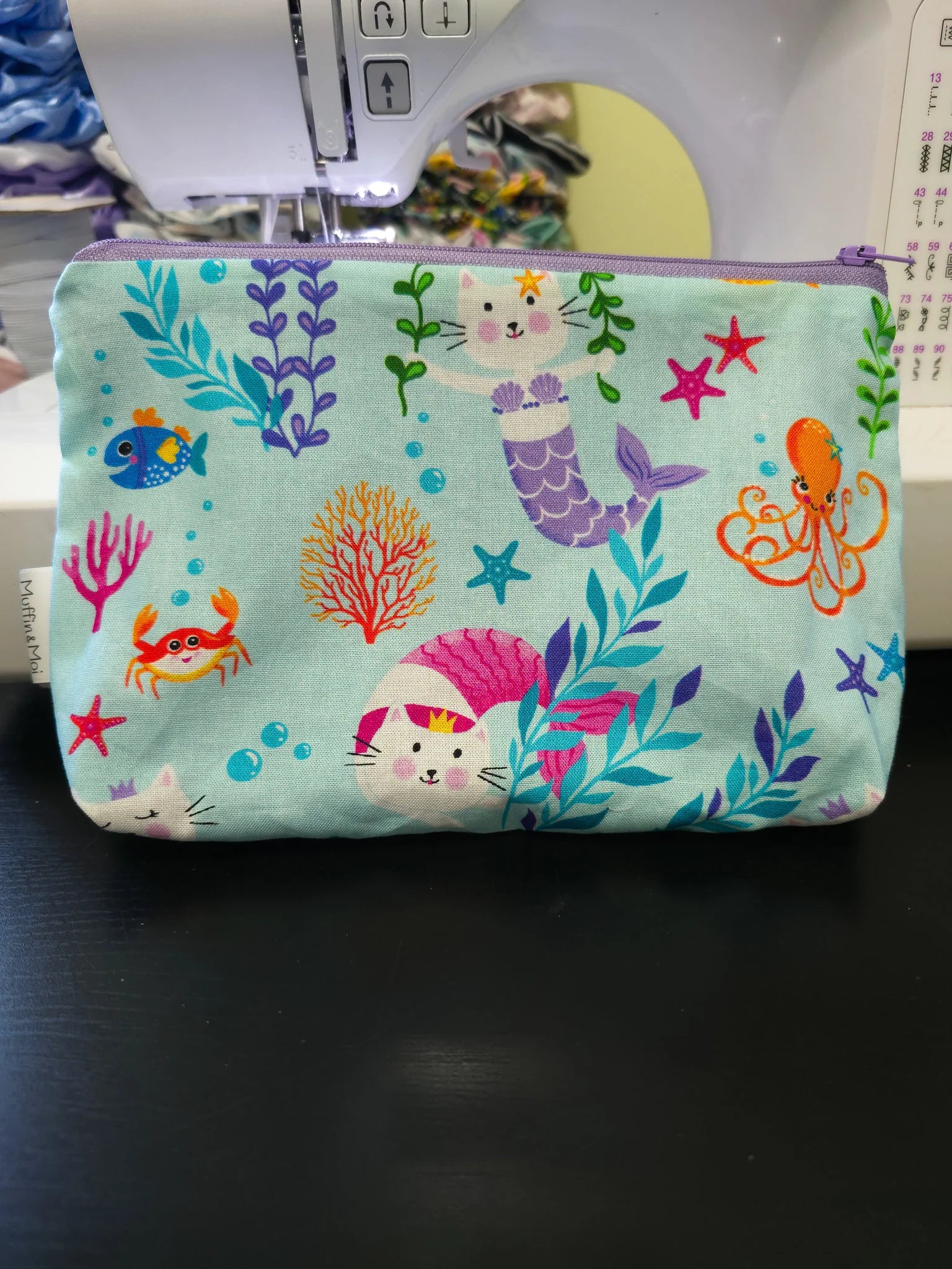 Mermaid Cats Pouch