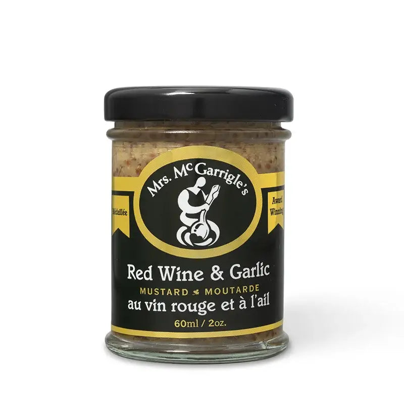 Vin rouge + Moutarde à l'ail: 190 ml