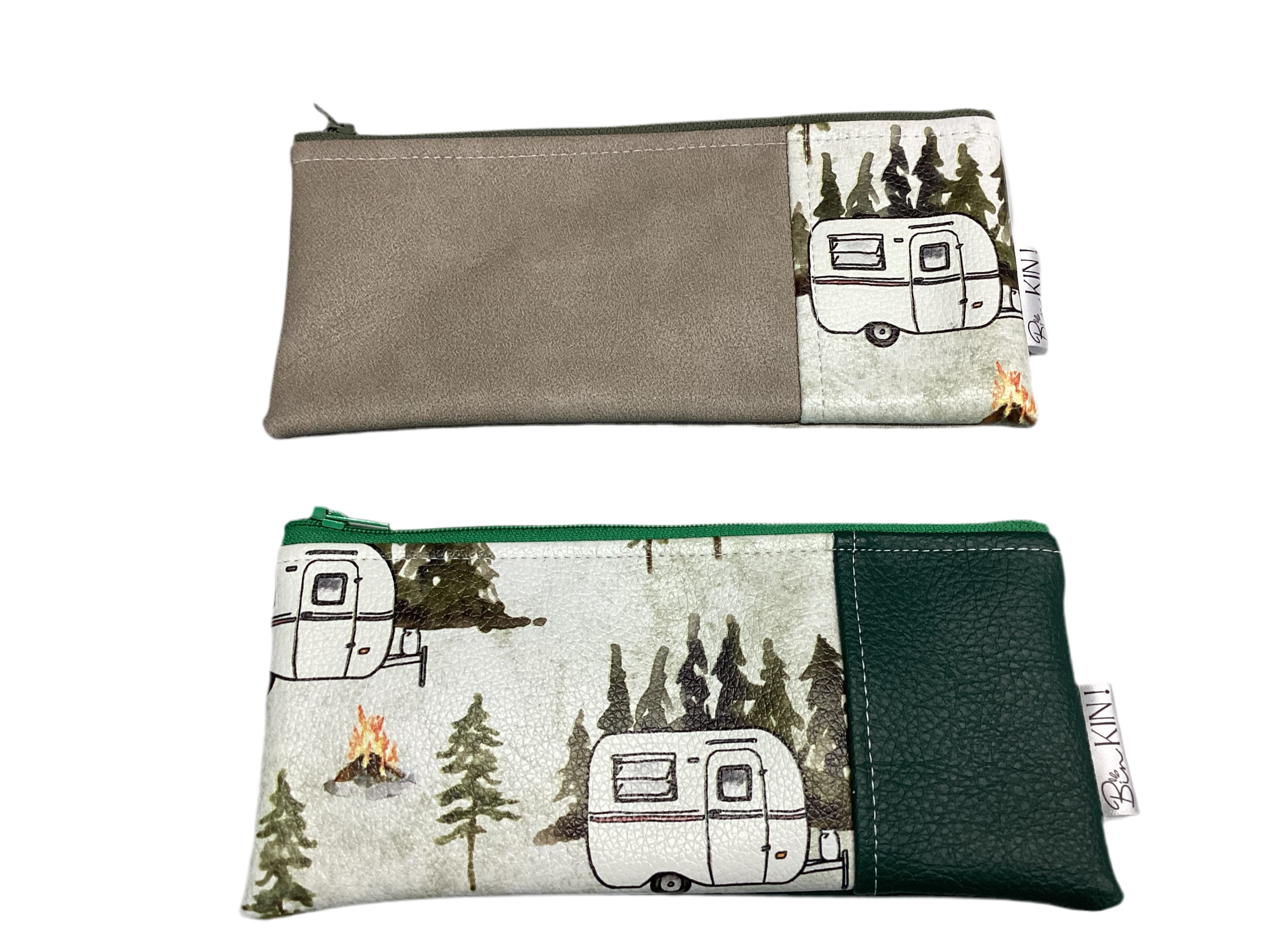 Pochette/porte billet camping roulotte