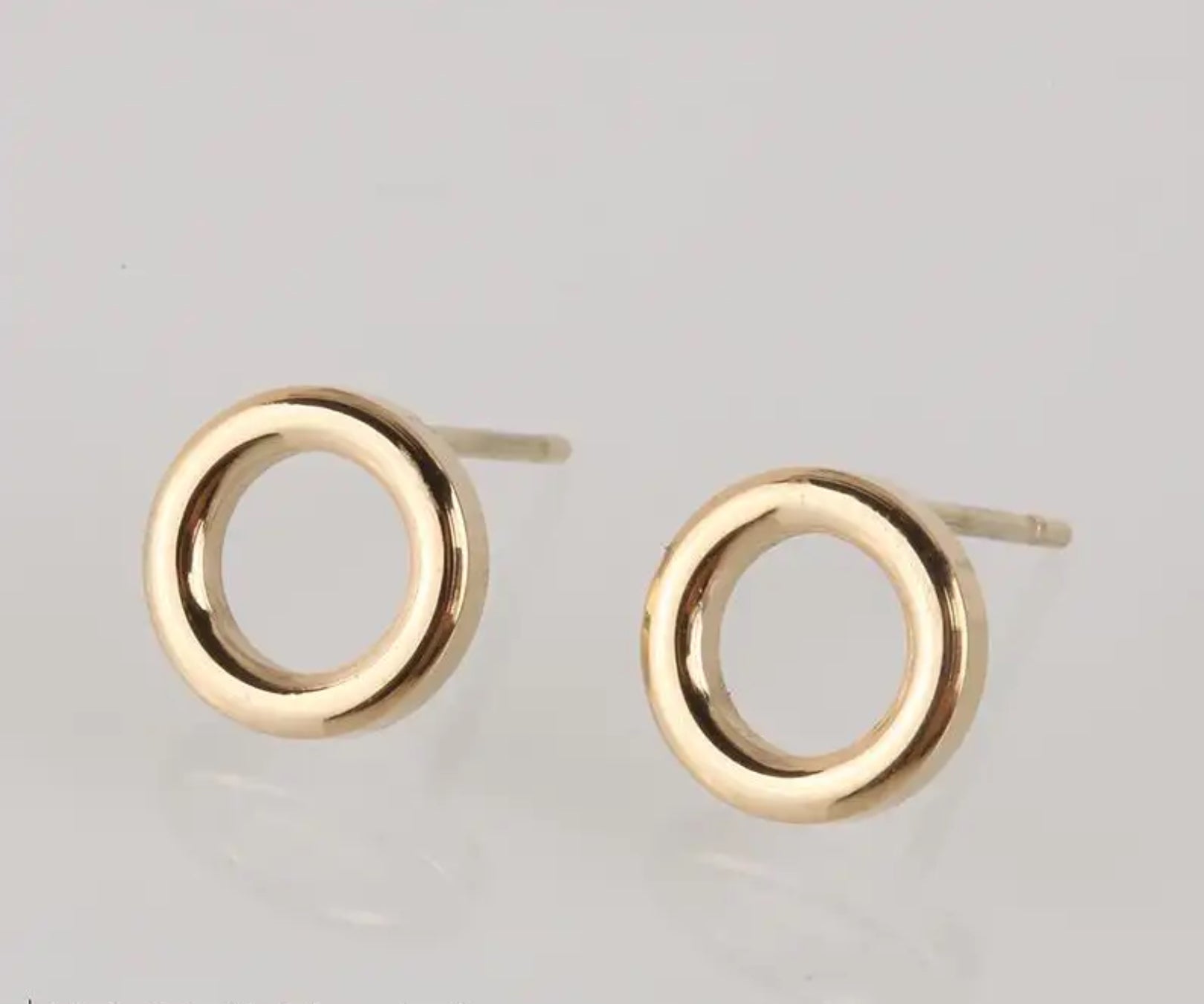 Boucles d’oreilles en inox petit rond