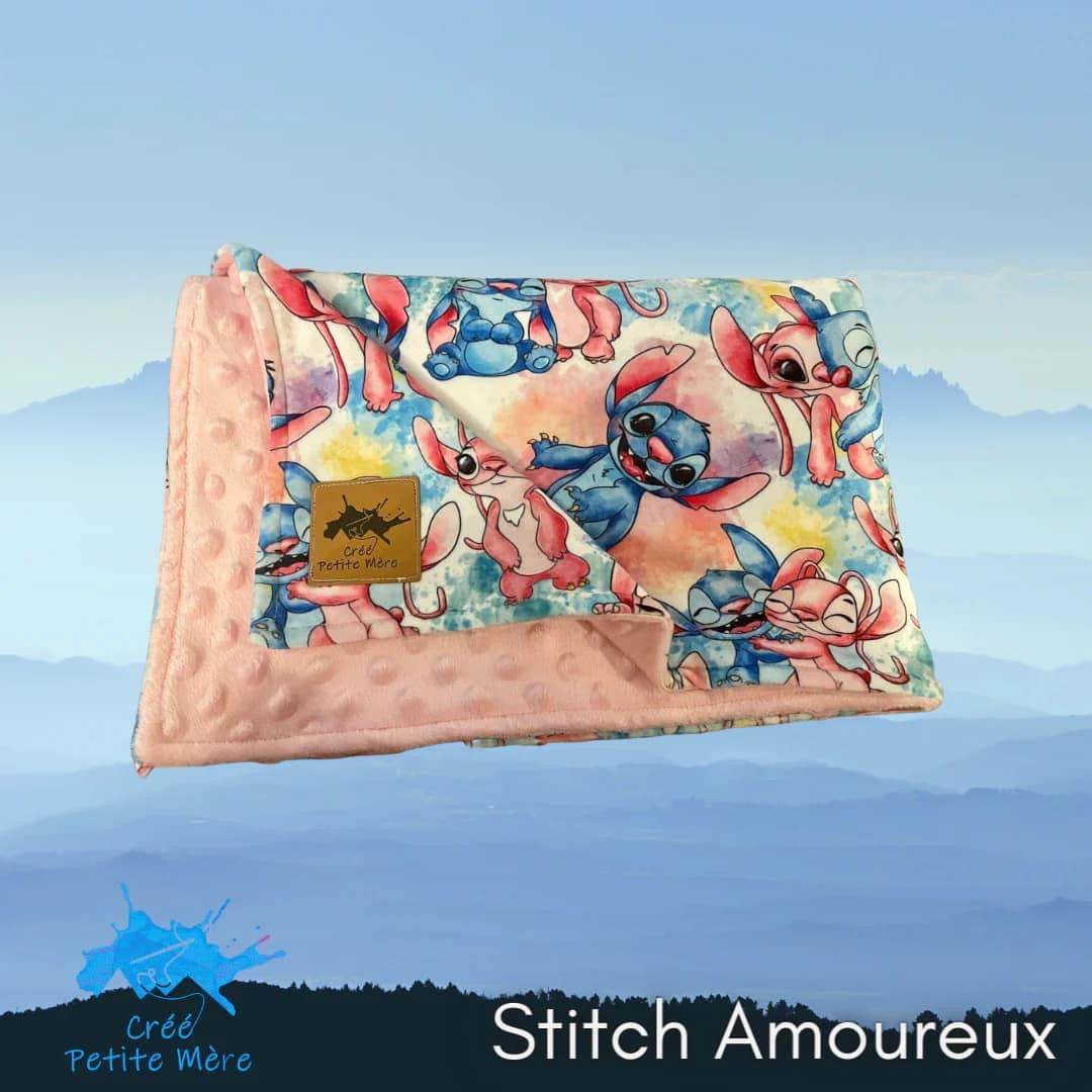 Doudou extraterrestre bleu et rose
