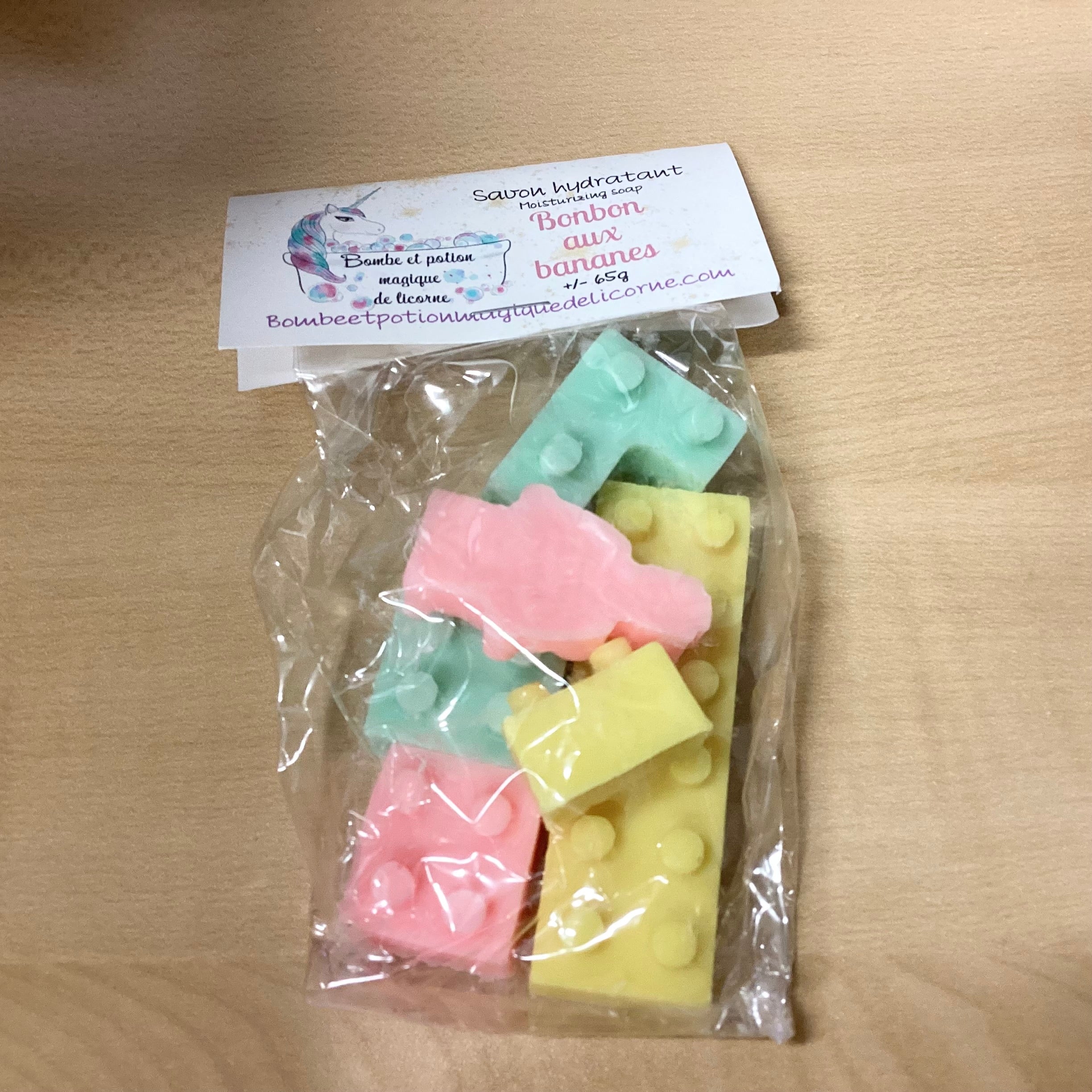 Minis savons hydratant block de constructions