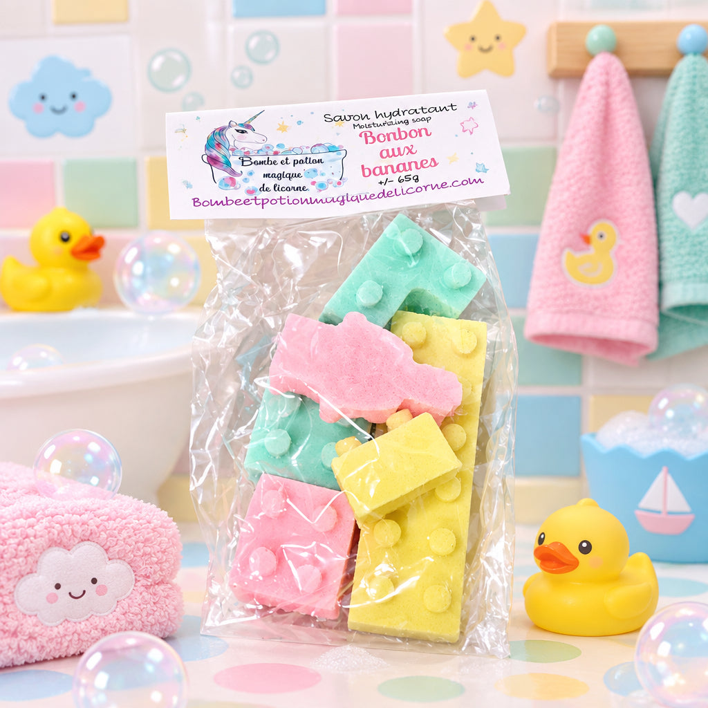 Minis savons hydratant block de constructions