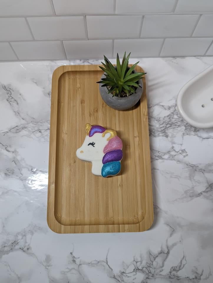 Unicorn bath bomb