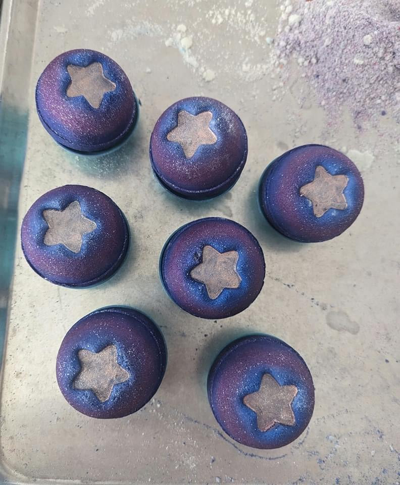 Super Nova Bath Bomb with Light Cube