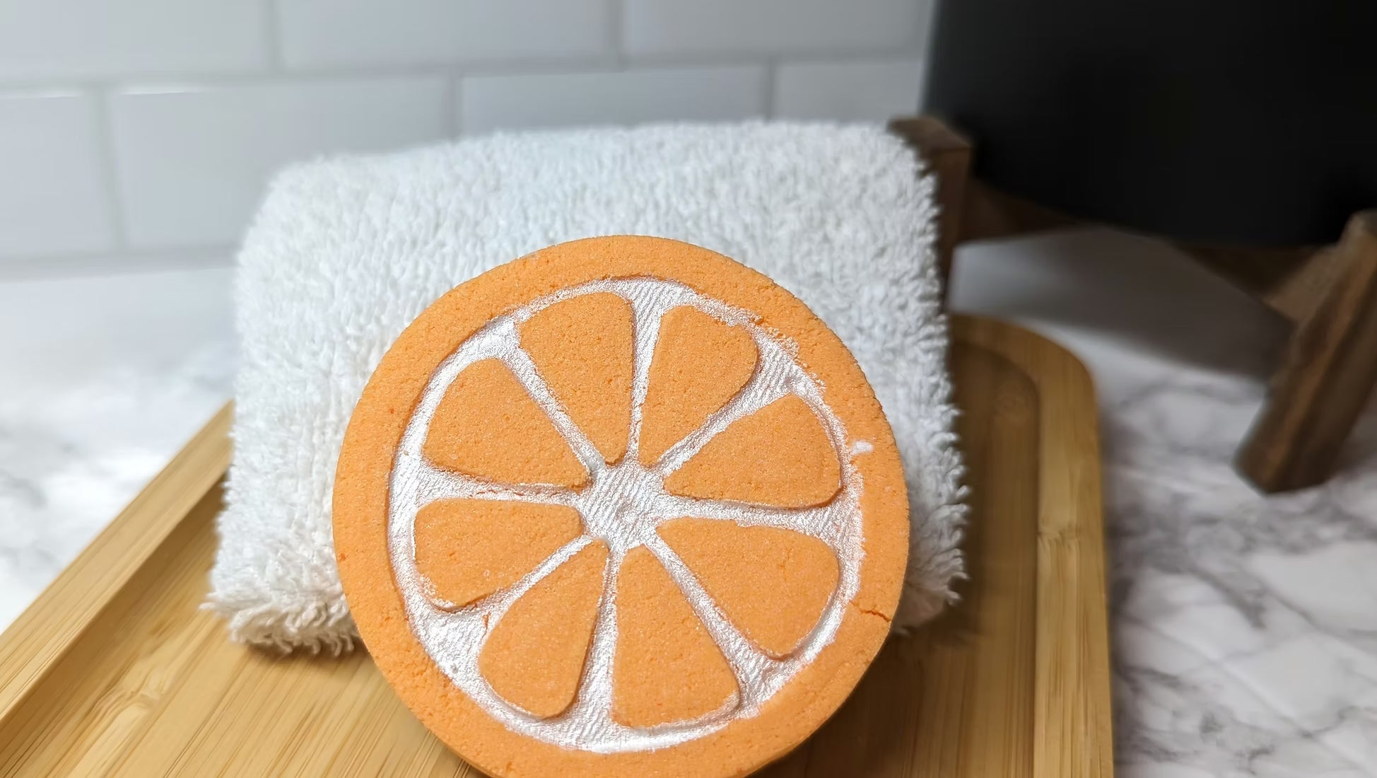 Bombe de bain tangerine