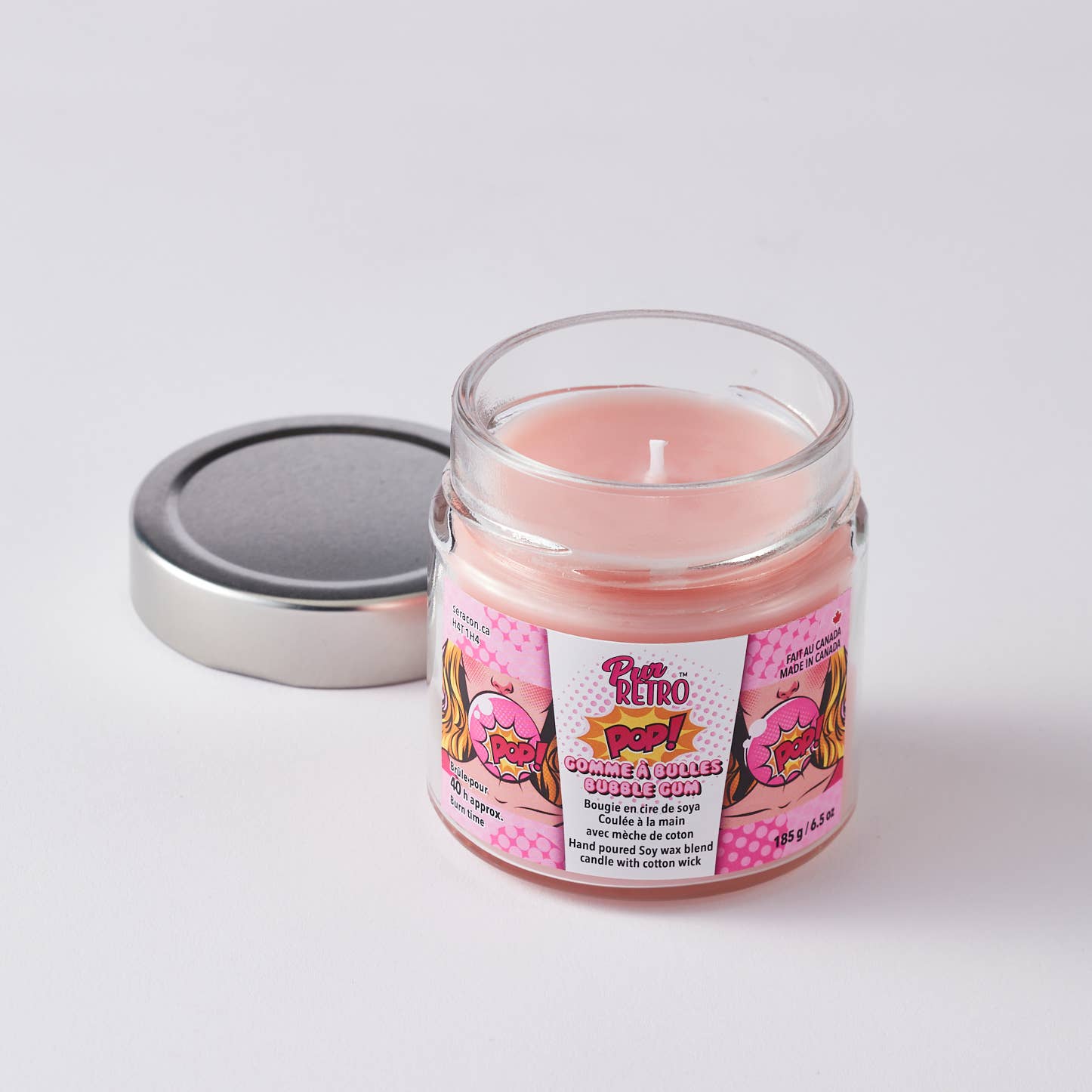 Bougie Bubble Gum Mason Jar — Whimsical Nostalgia