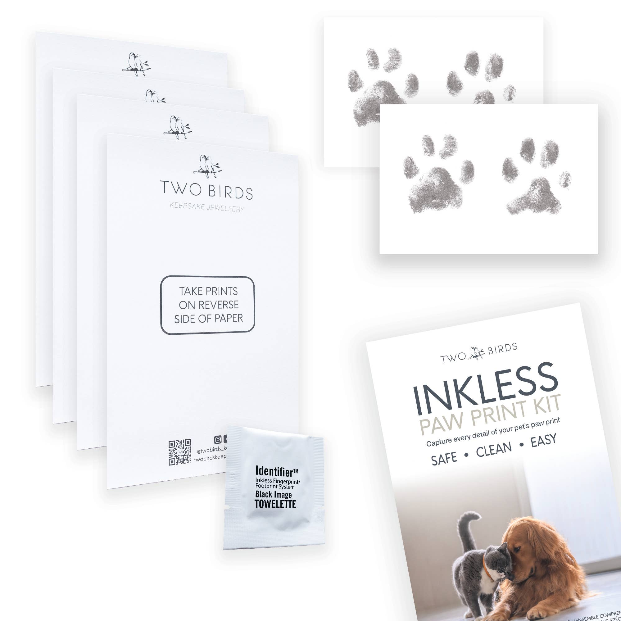 Kit d'Empreintes de Pattes Sans Encre
