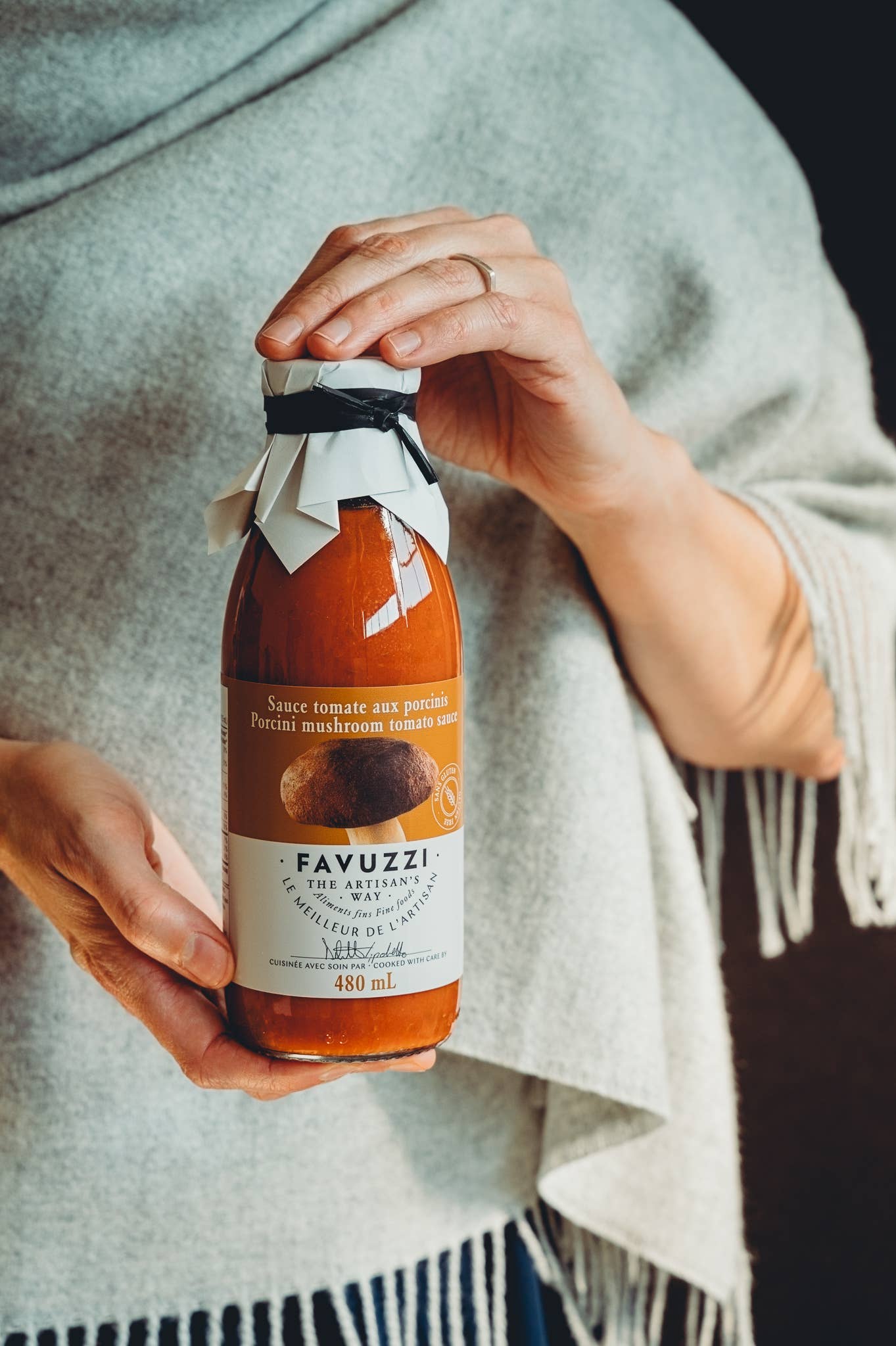 Sauce tomate aux cèpes