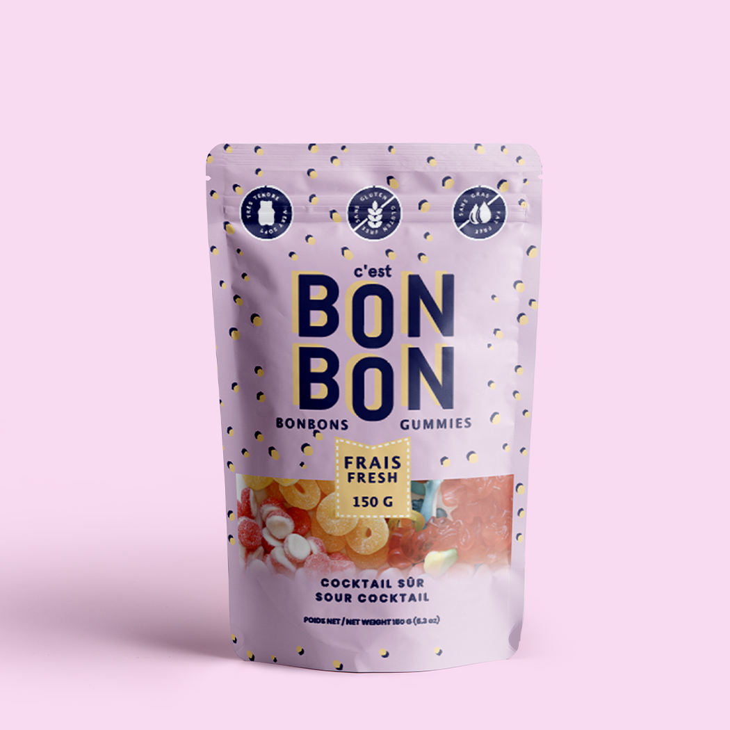 Cocktail acidulé - Bonbons gélifiés