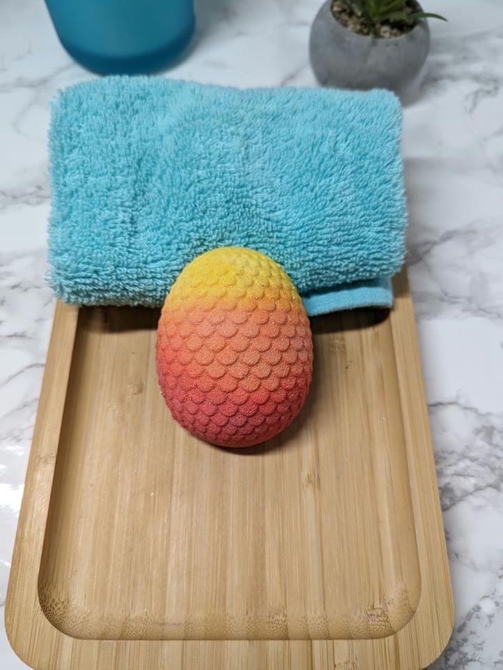 Half Dragon Egg Bath Bomb