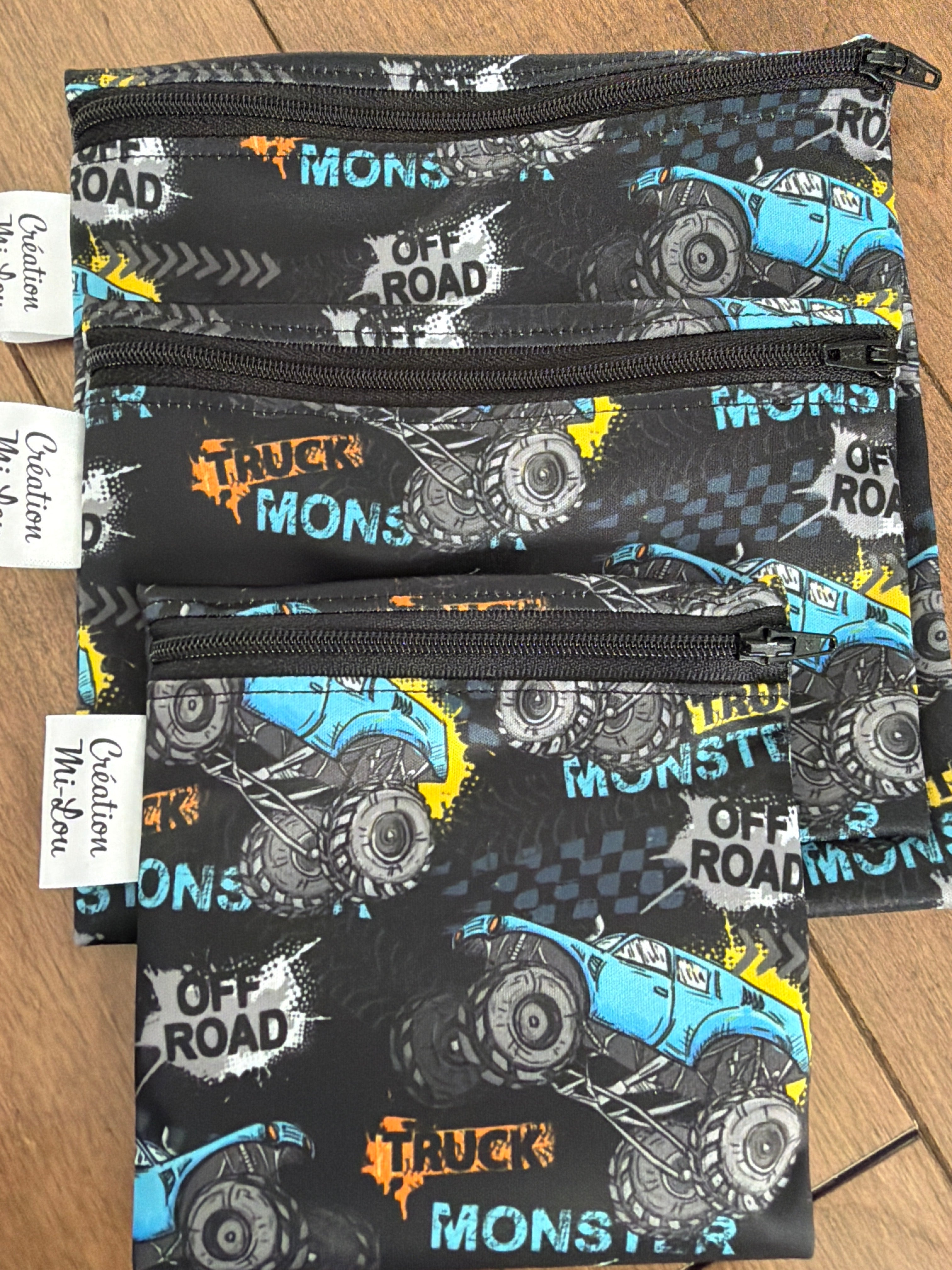 Sac à collation monster truck