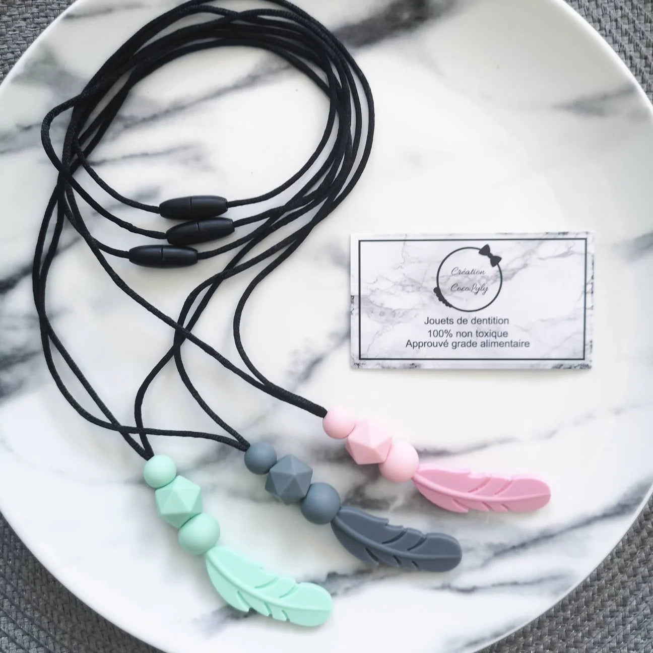 feather nursing necklace