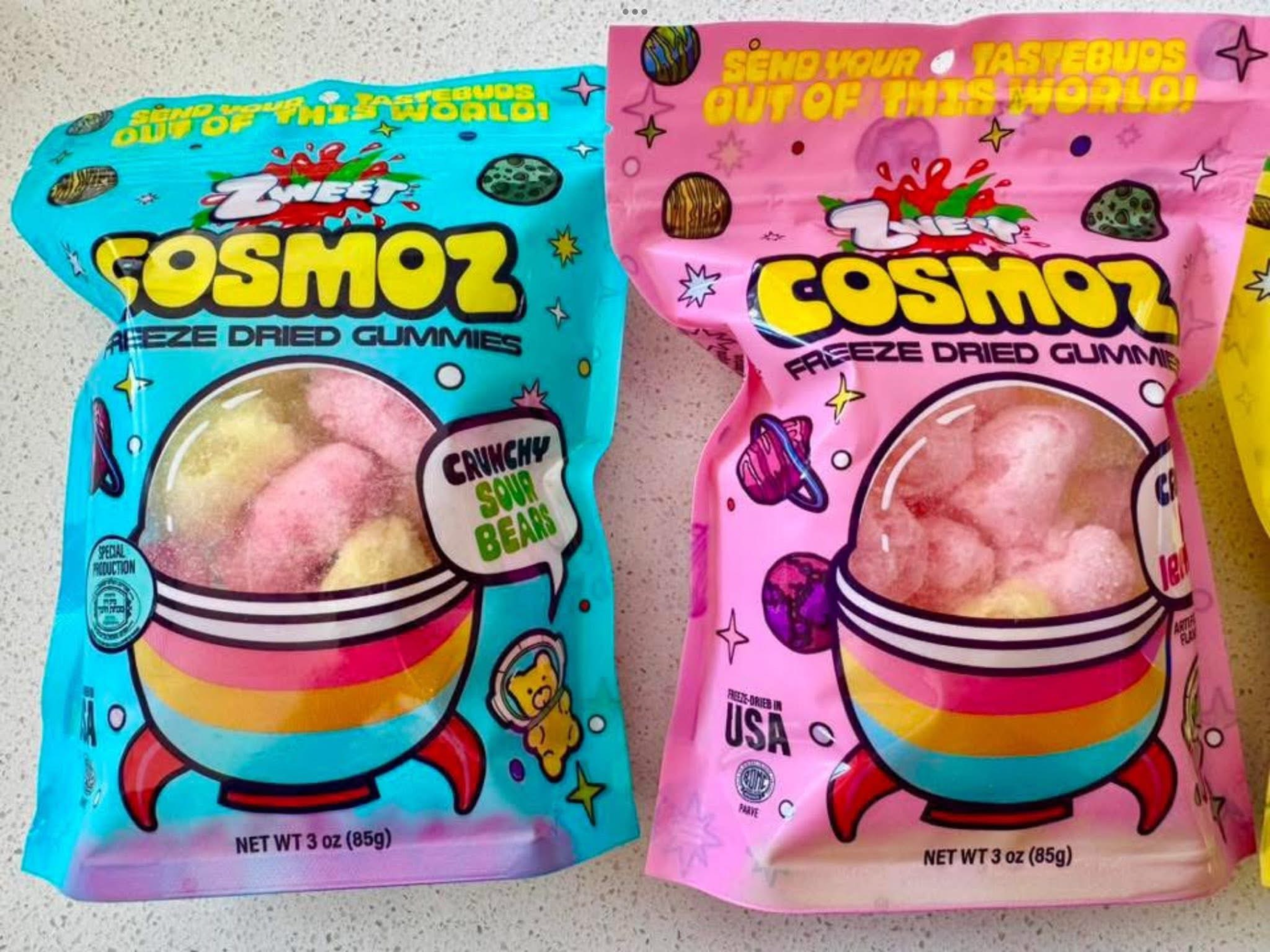 Bonbons lyophilisés cosmoz