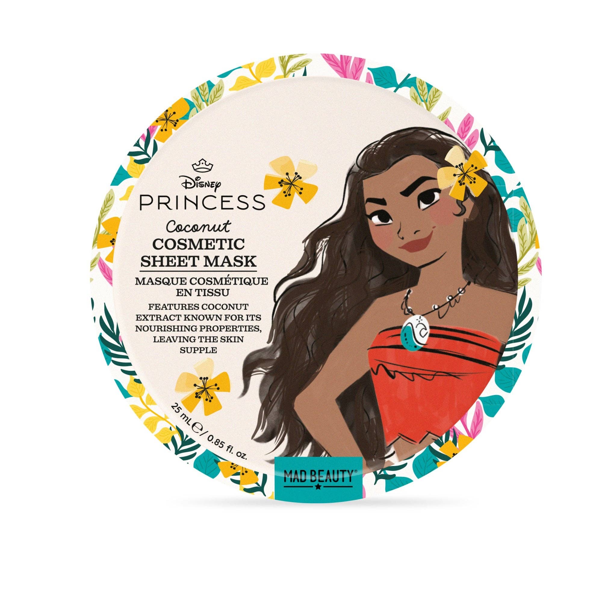 Masque en feuille cosmétique Disney Vaiana