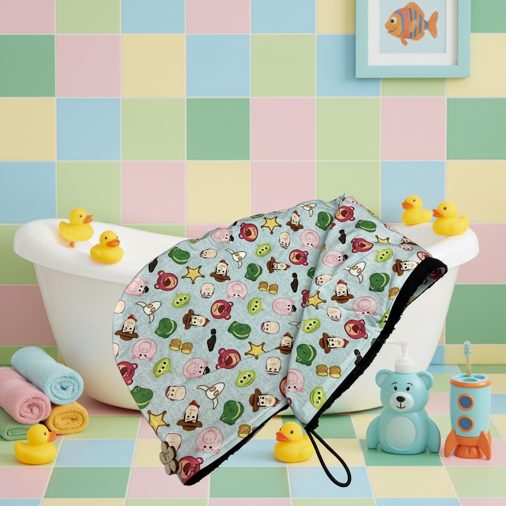 Serviette à cheveux jouet