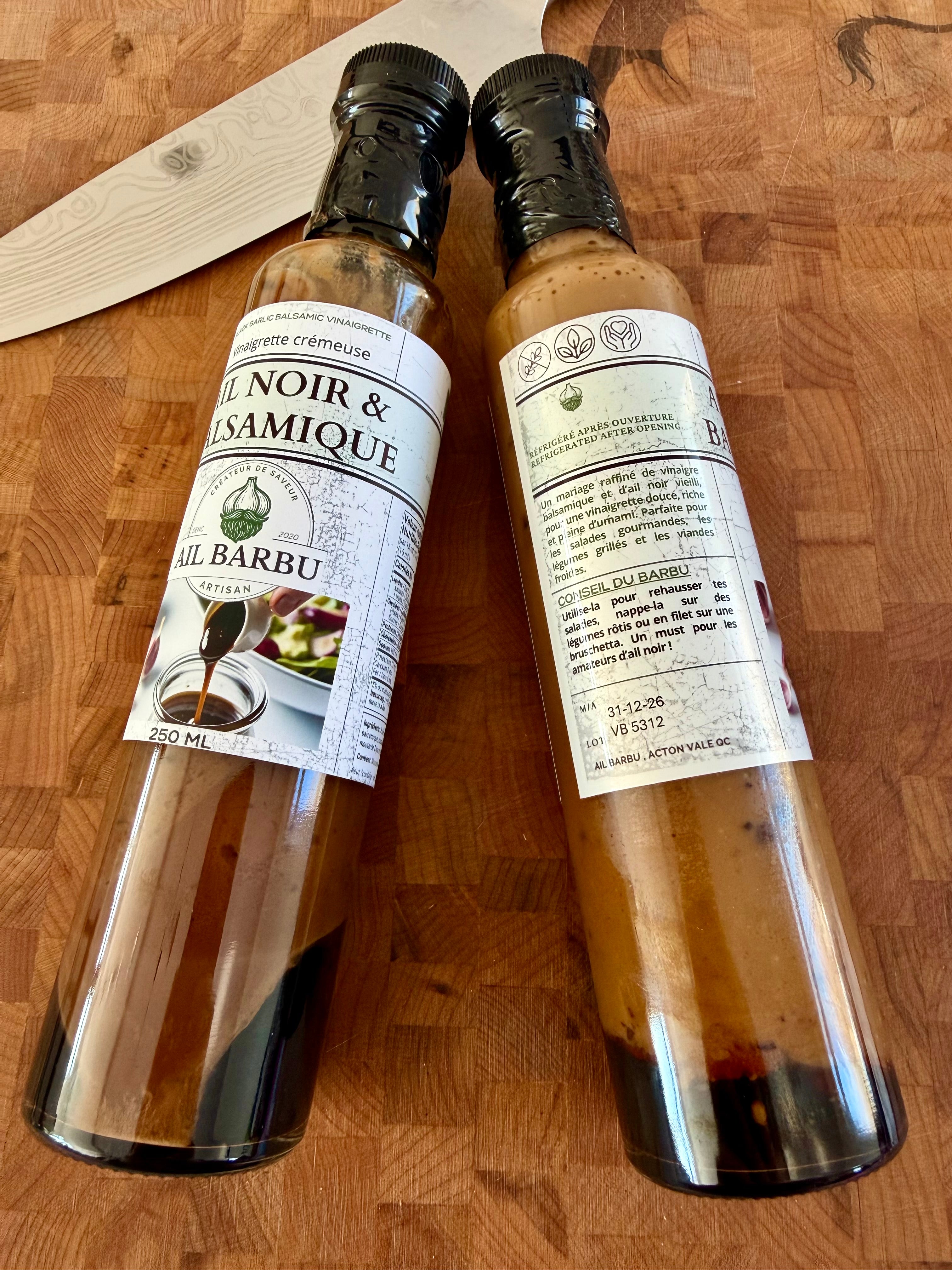 Vinaigrette Balsamique à l’ail noir