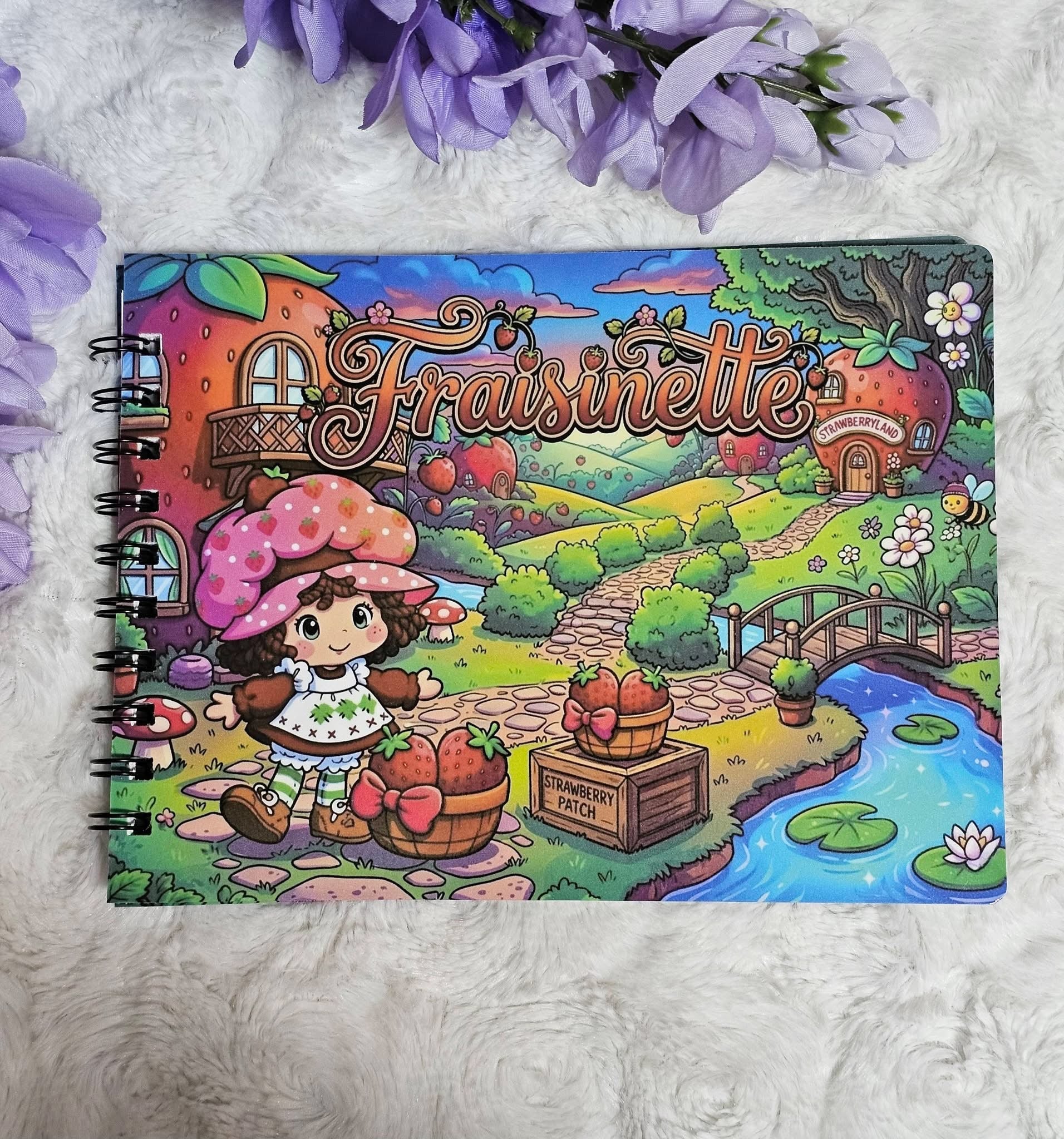 Livre de dessin fraise