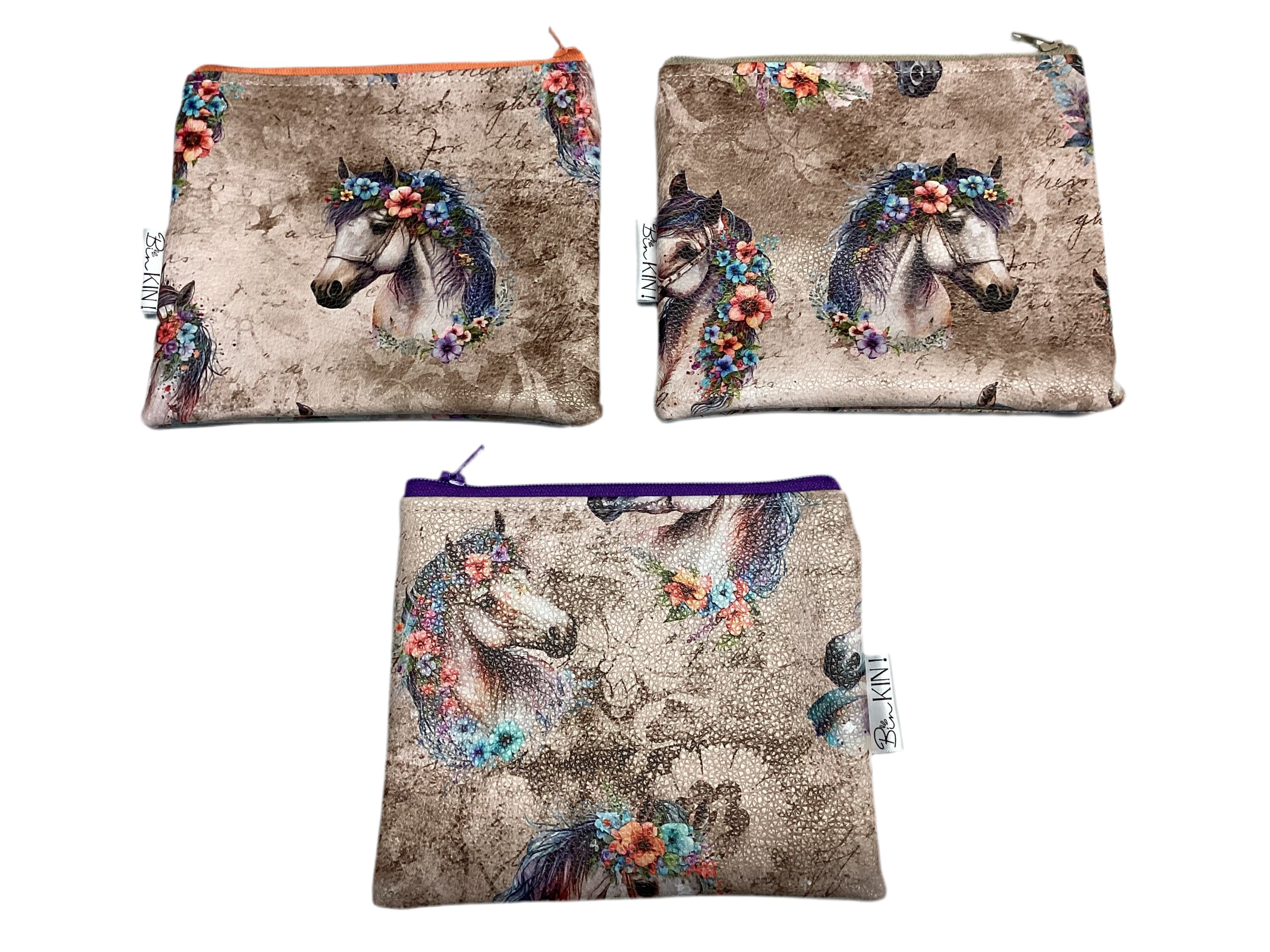 Pochette porte-monnaie carré au choix