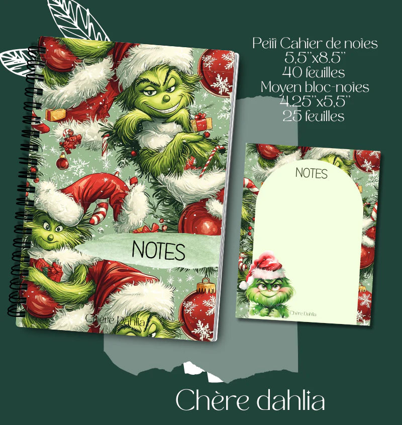 Duo papeterie grincheux