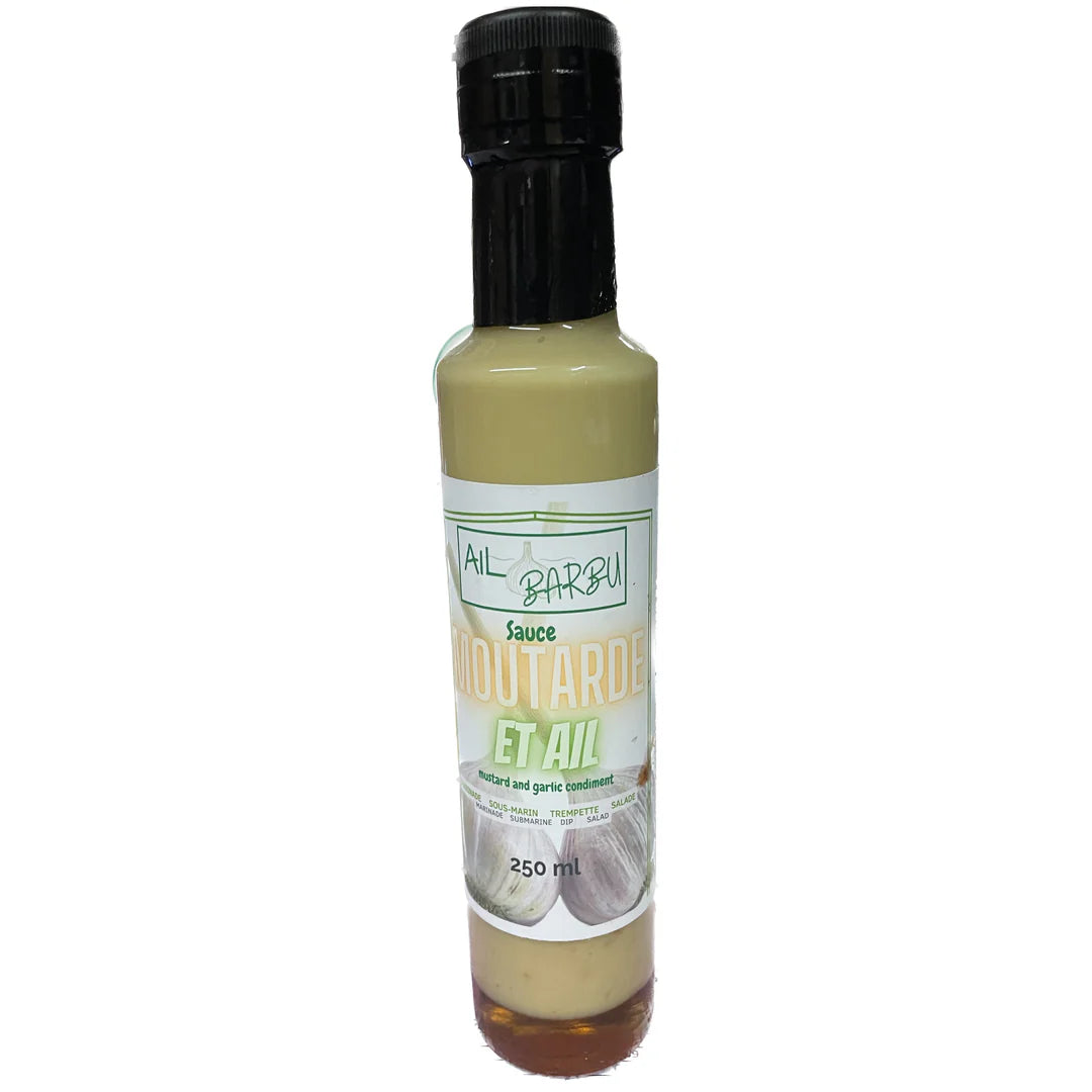 Mustard and garlic vinaigrette
