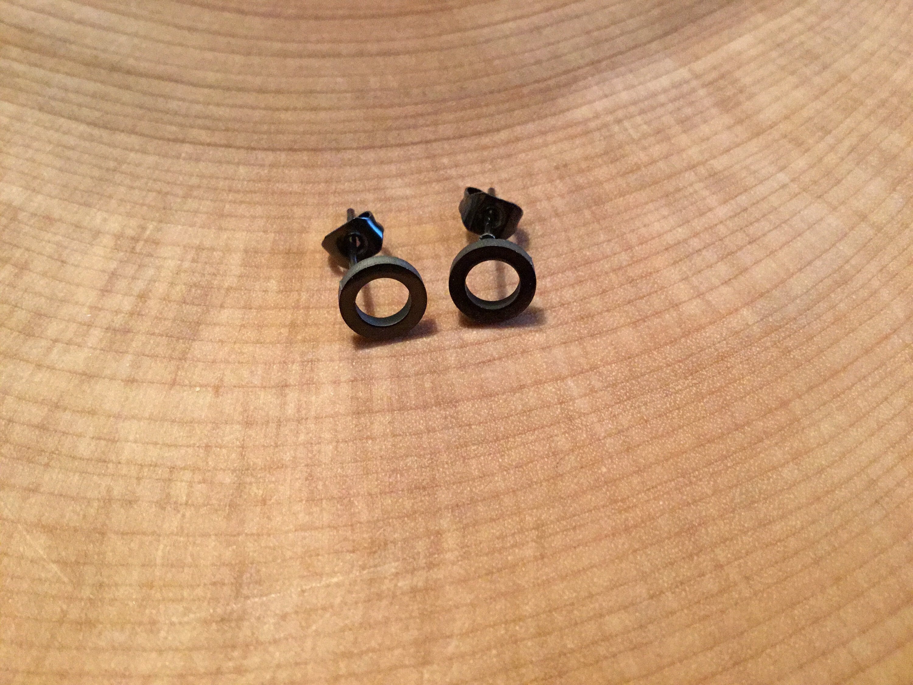 Minimalist stainless steel earrings