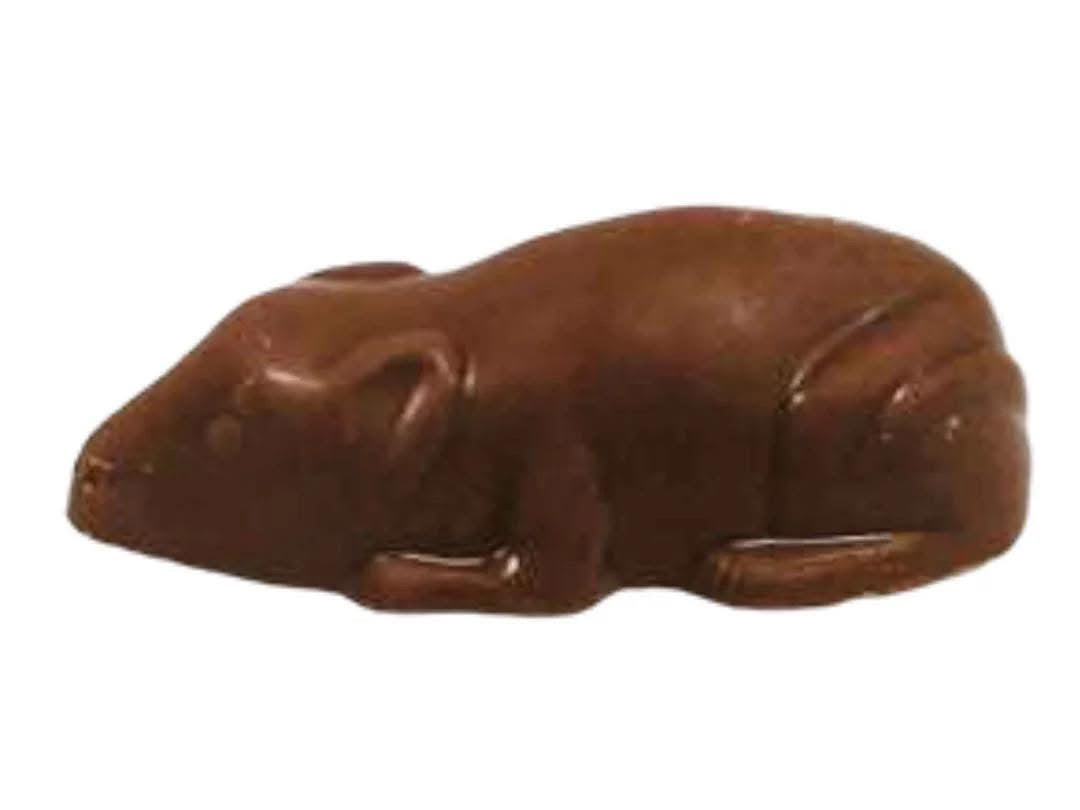Souris en chocolat à la noisette