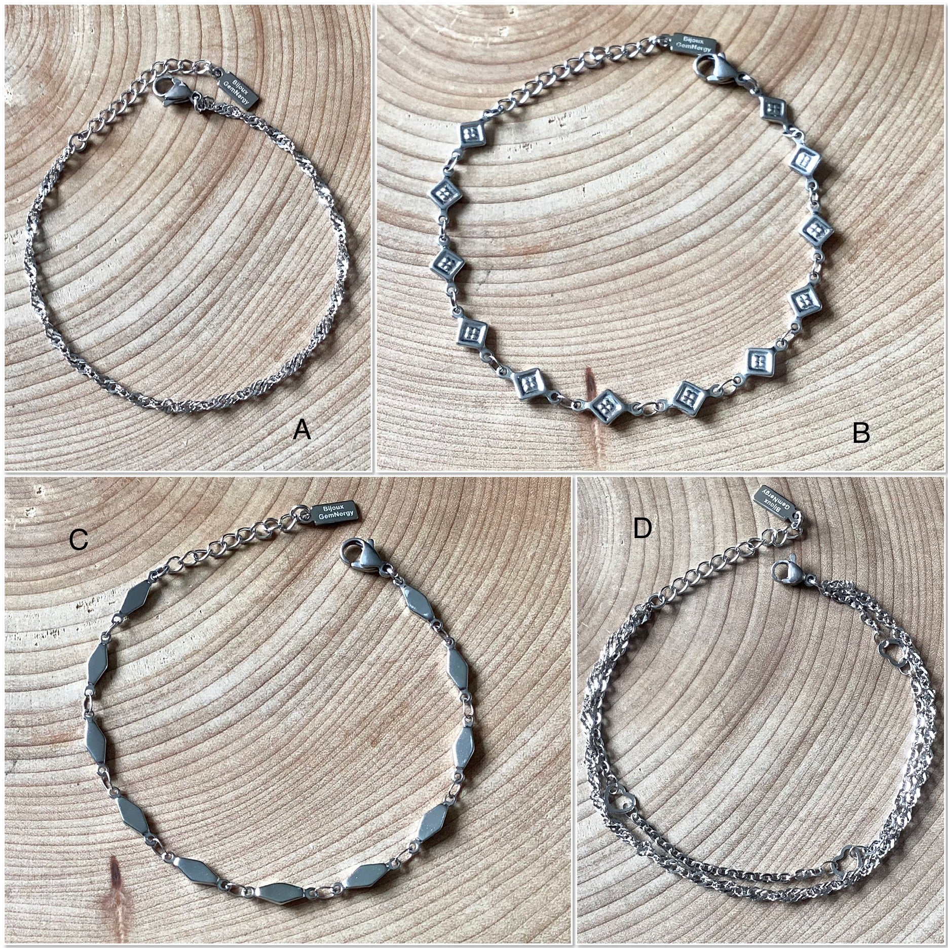 Stainless steel bracelet of your choice