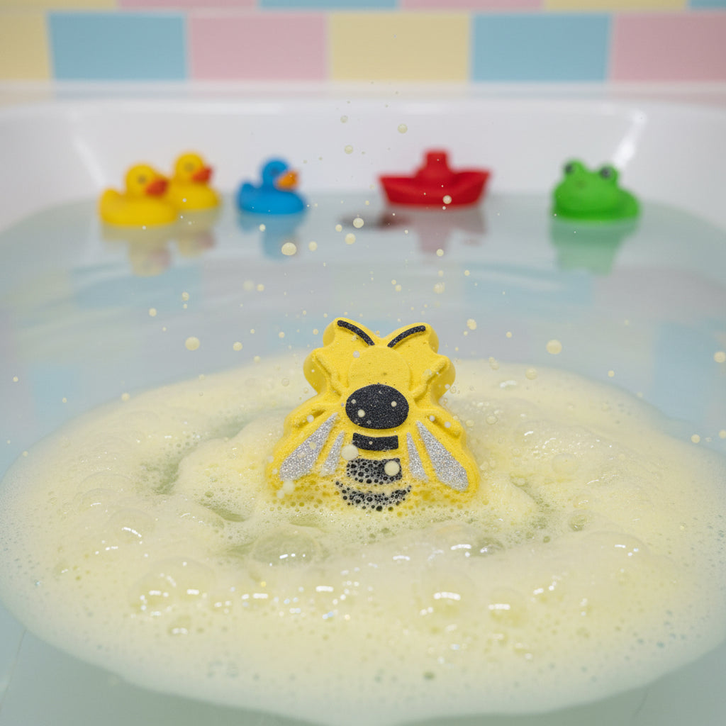 Bombe de bain abeille