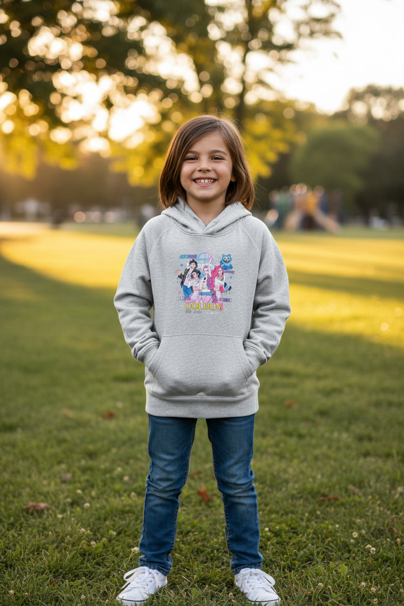Hoodie chanteurs pop demon junior petit gris