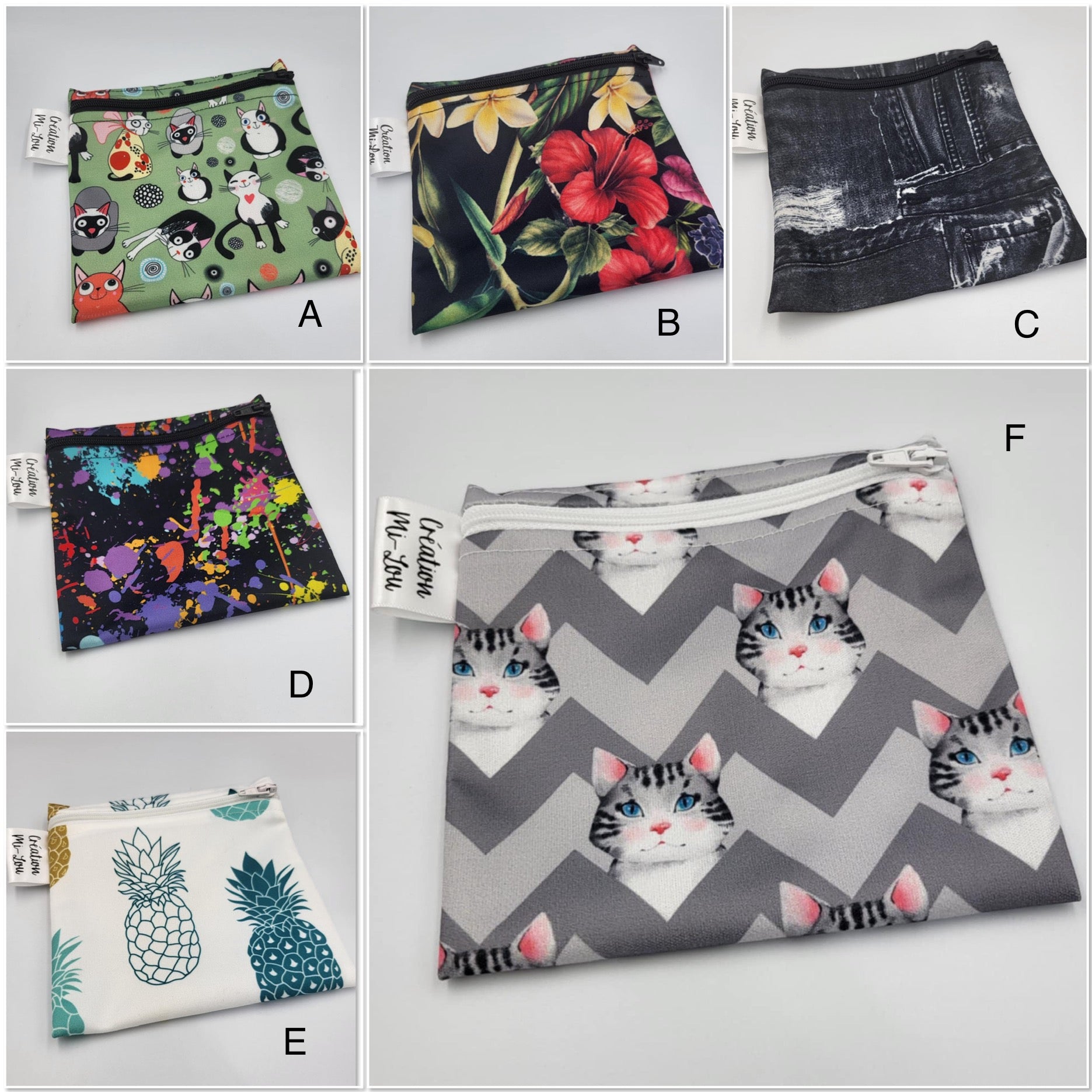 Sacs à collations lavables & réutilisables ♻️