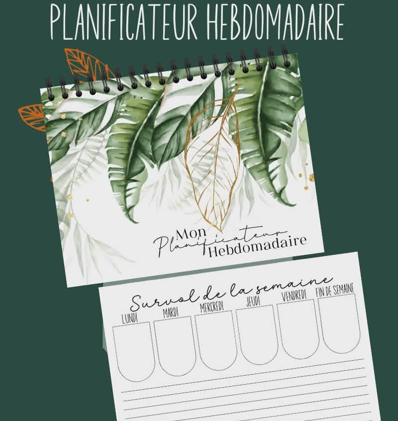 Planificateur hebdomadaire version 2.0