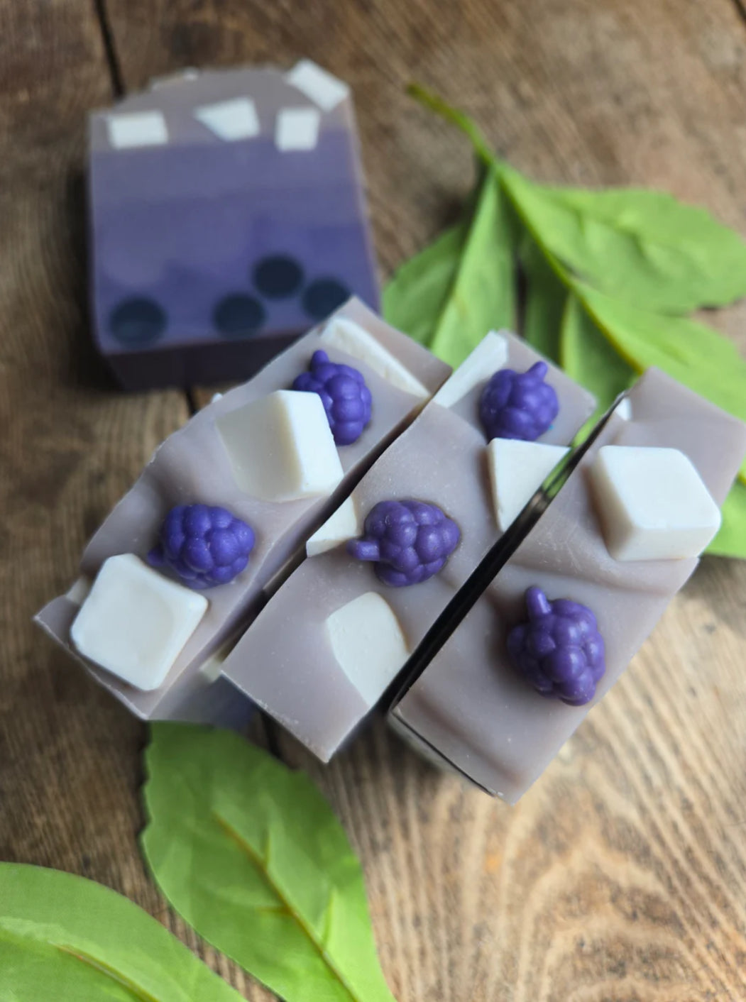 Savon bubble tea au raisin