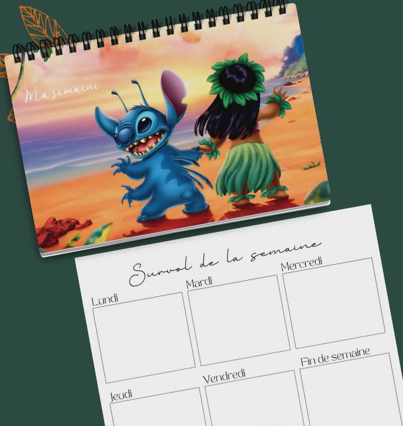 Planificateur hebdomadaire version 2.0