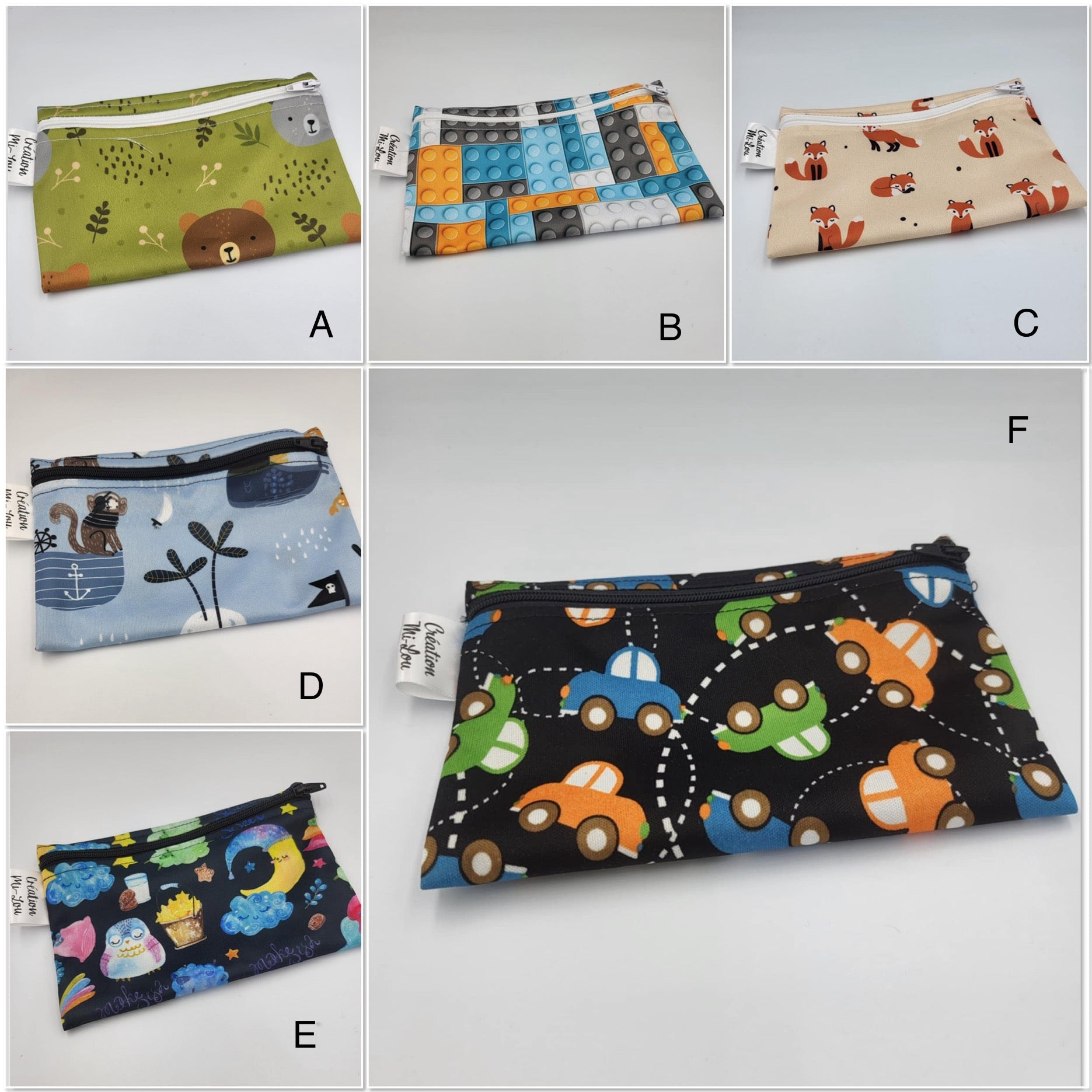 Sacs à collations lavables & réutilisables ♻️