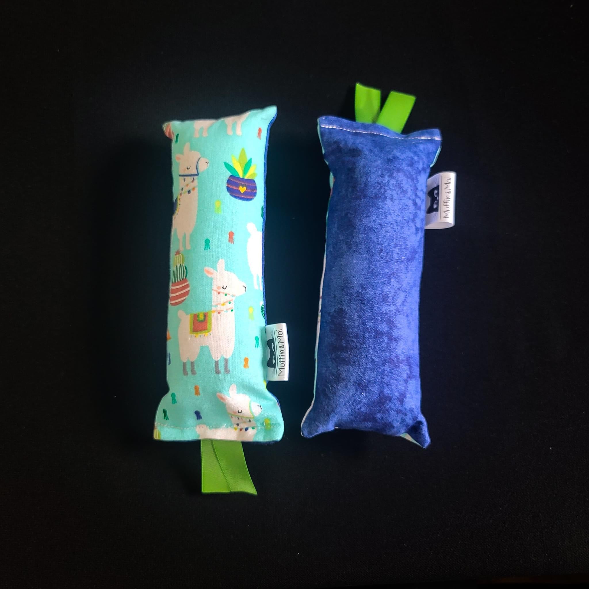 Medium cat toy, llama & blue
