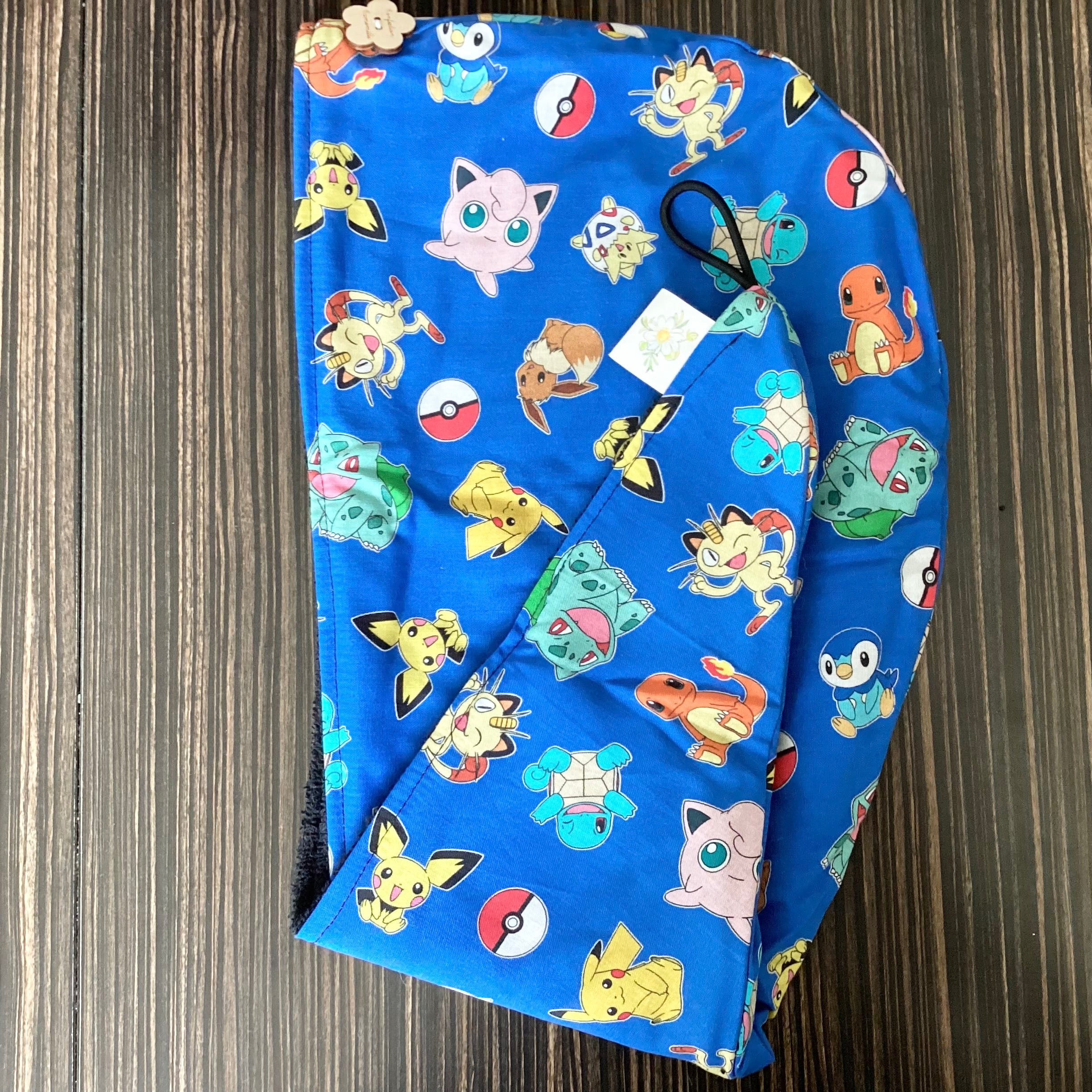 Fighter character hair towel
