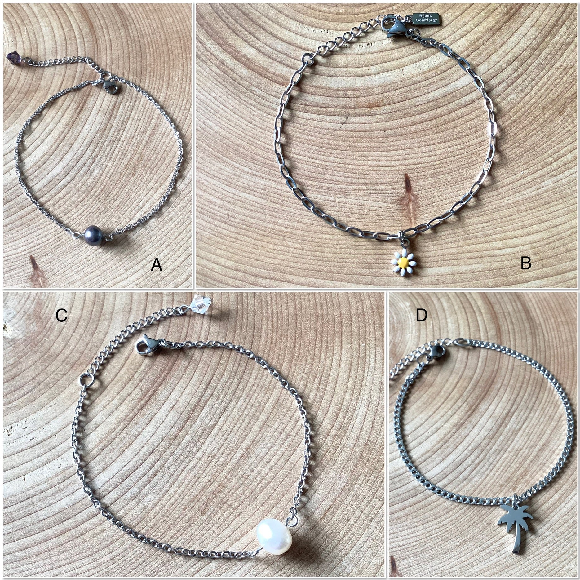 Stainless steel bracelet of your choice