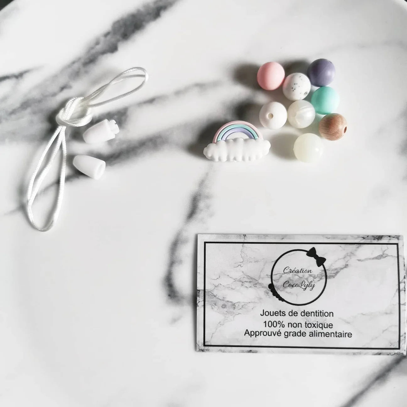 DIY Rainbow Bracelet Kit Pink Blue Purple