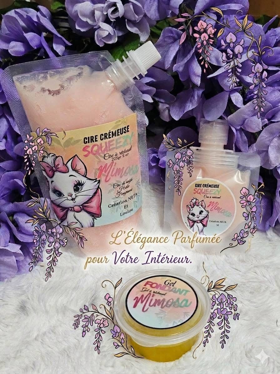 Cire crémeuse à réchaud squeeze mimosa