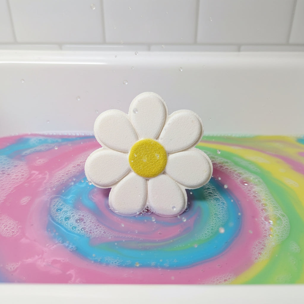 Bombe de bain marguerite