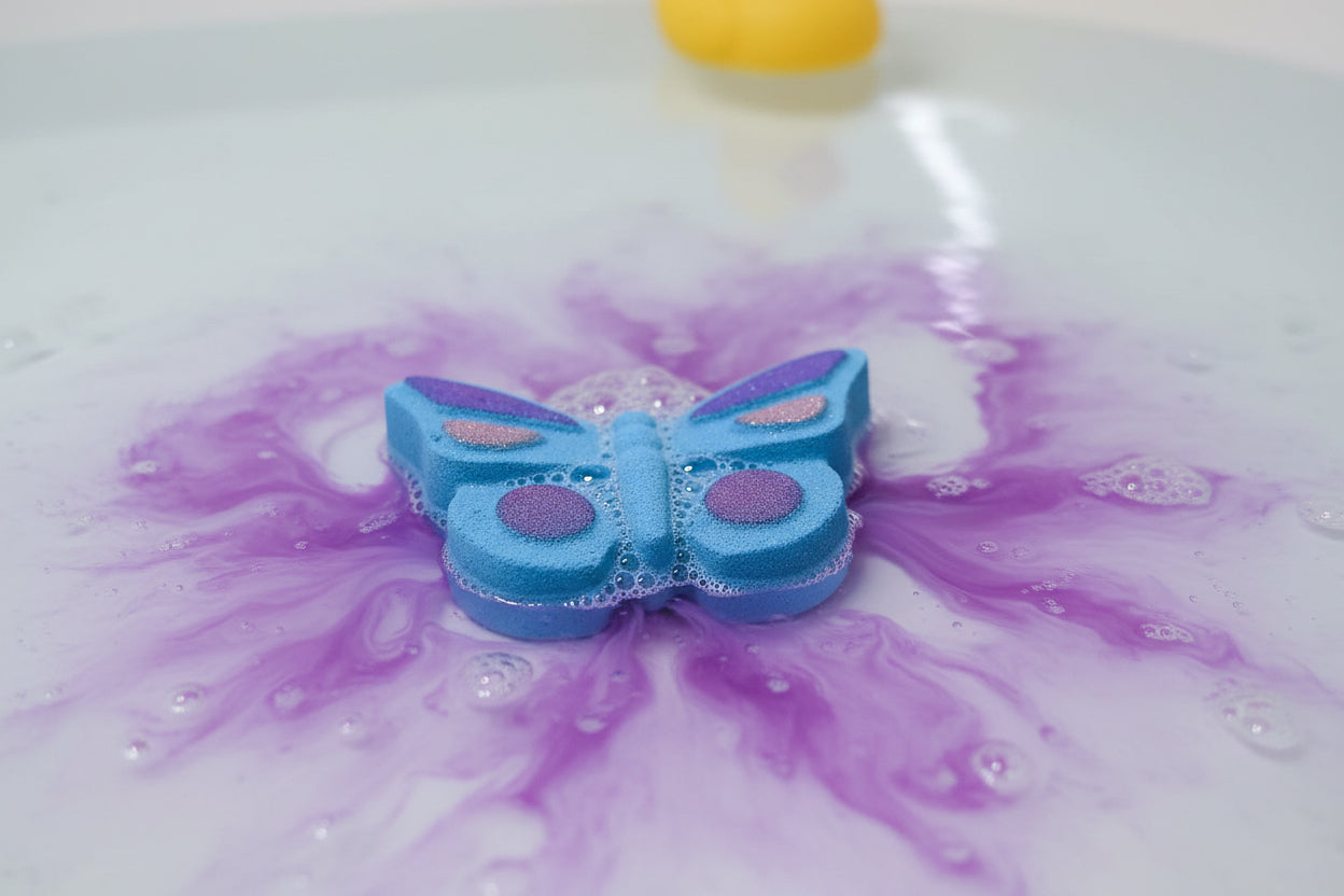 Bombe de bain papillon