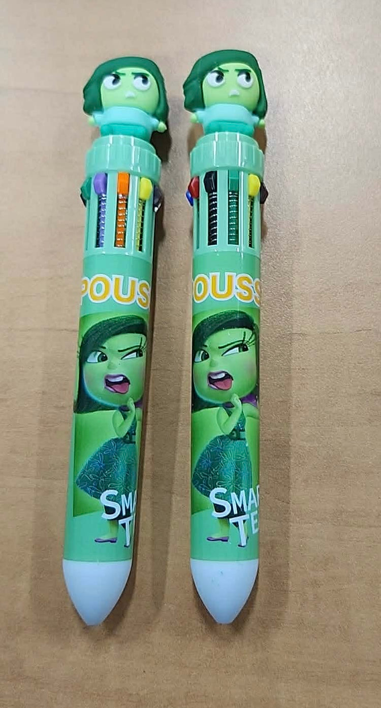 Crayon encre multiple, personnage